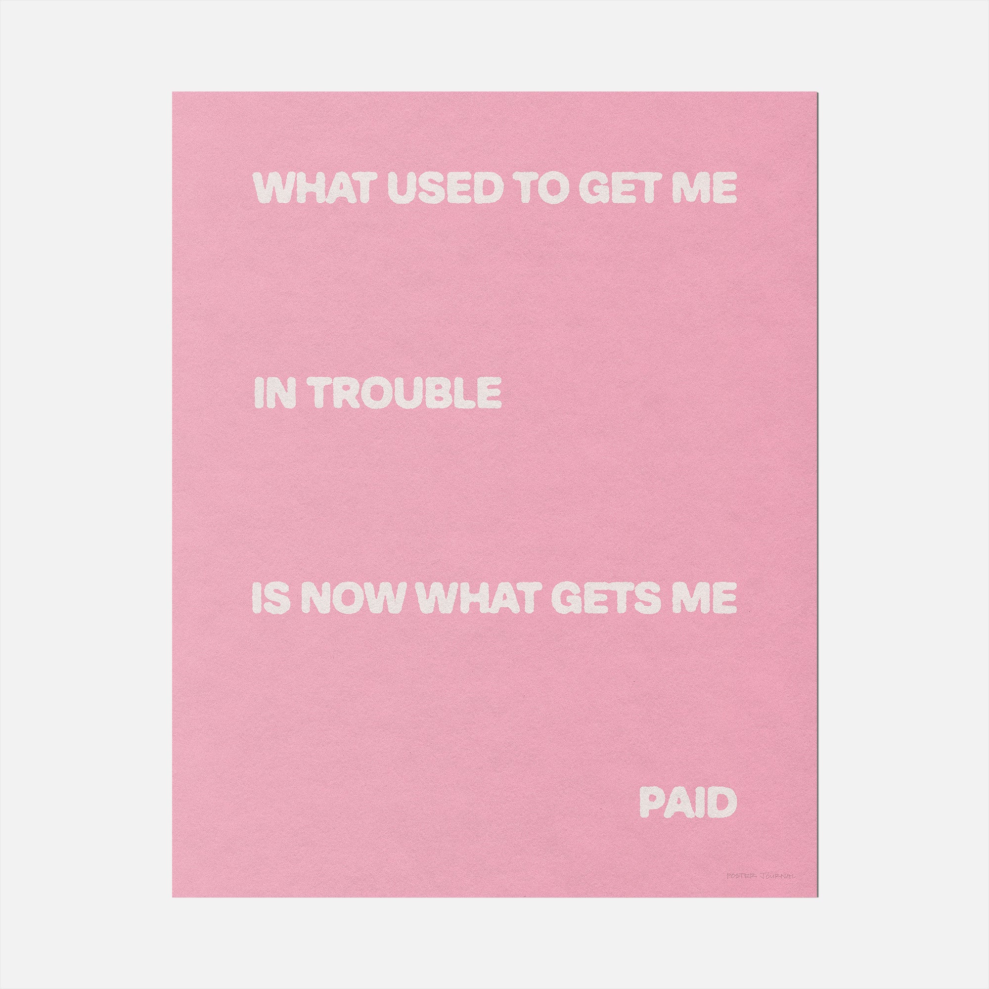 TROUBLE PRINT