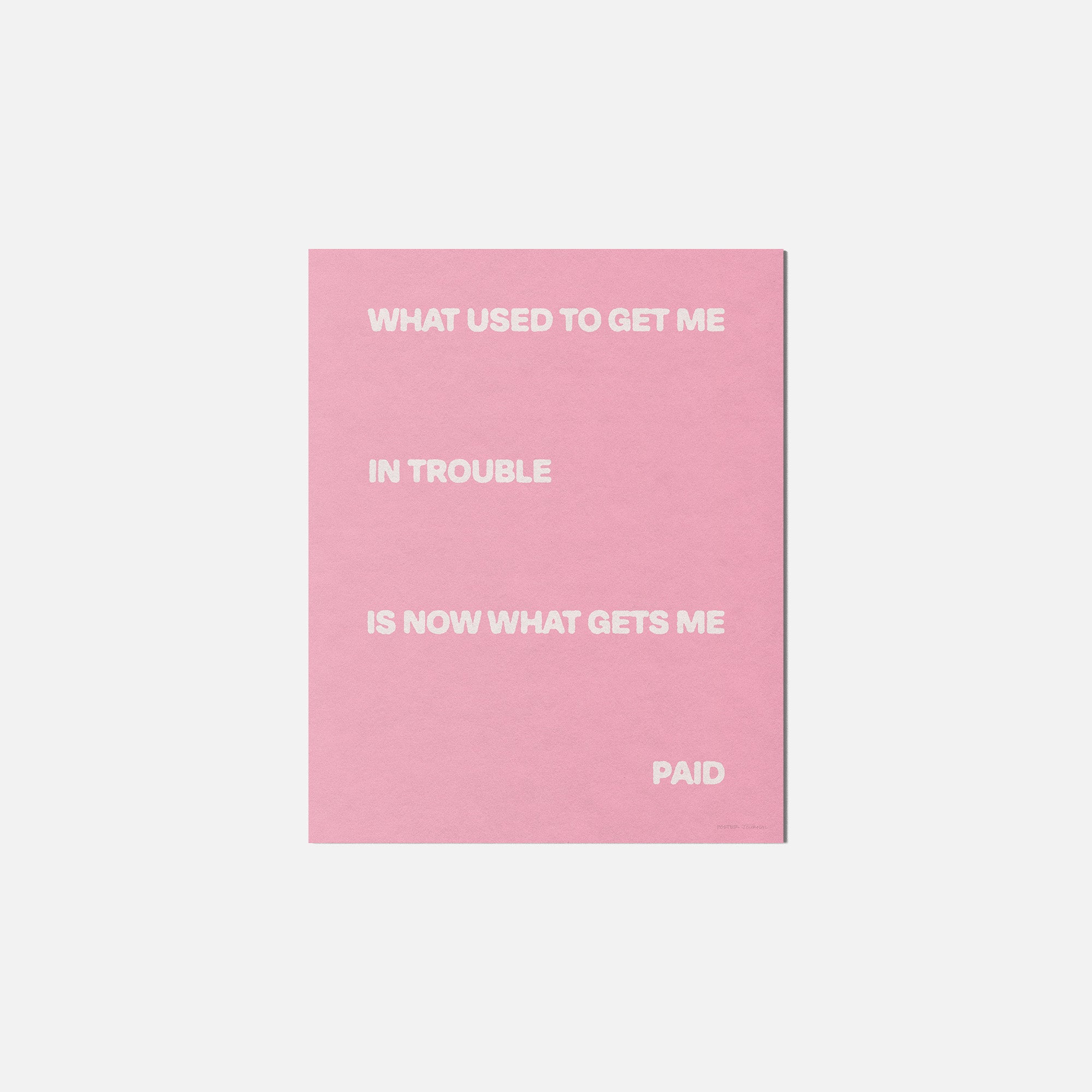 TROUBLE PRINT