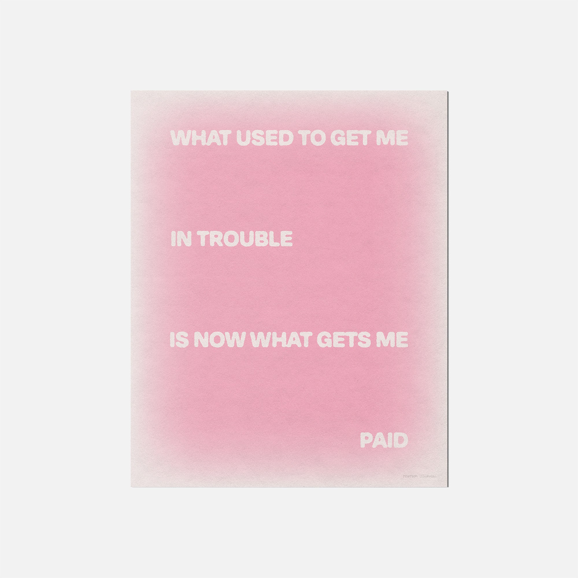 TROUBLE PRINT