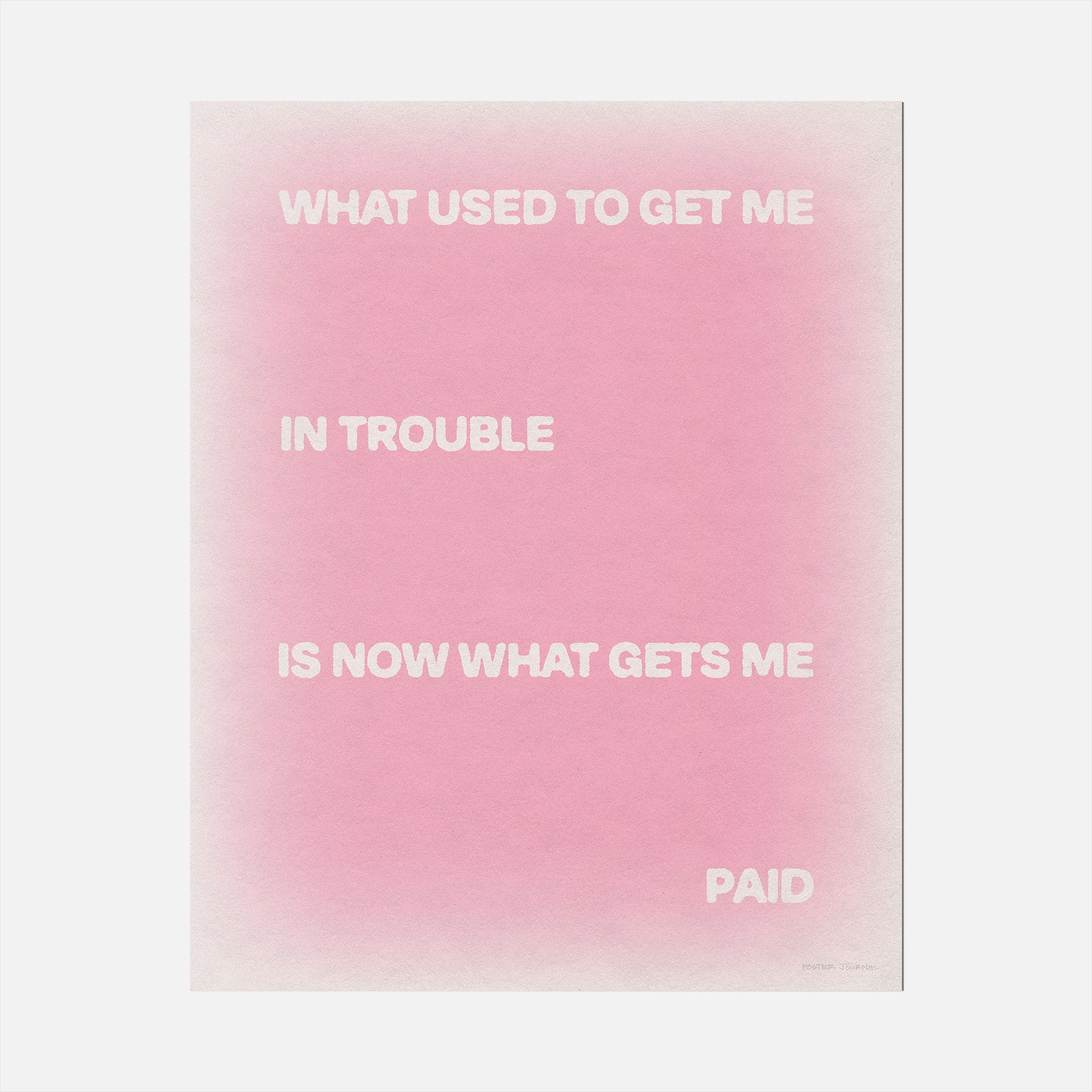 TROUBLE PRINT