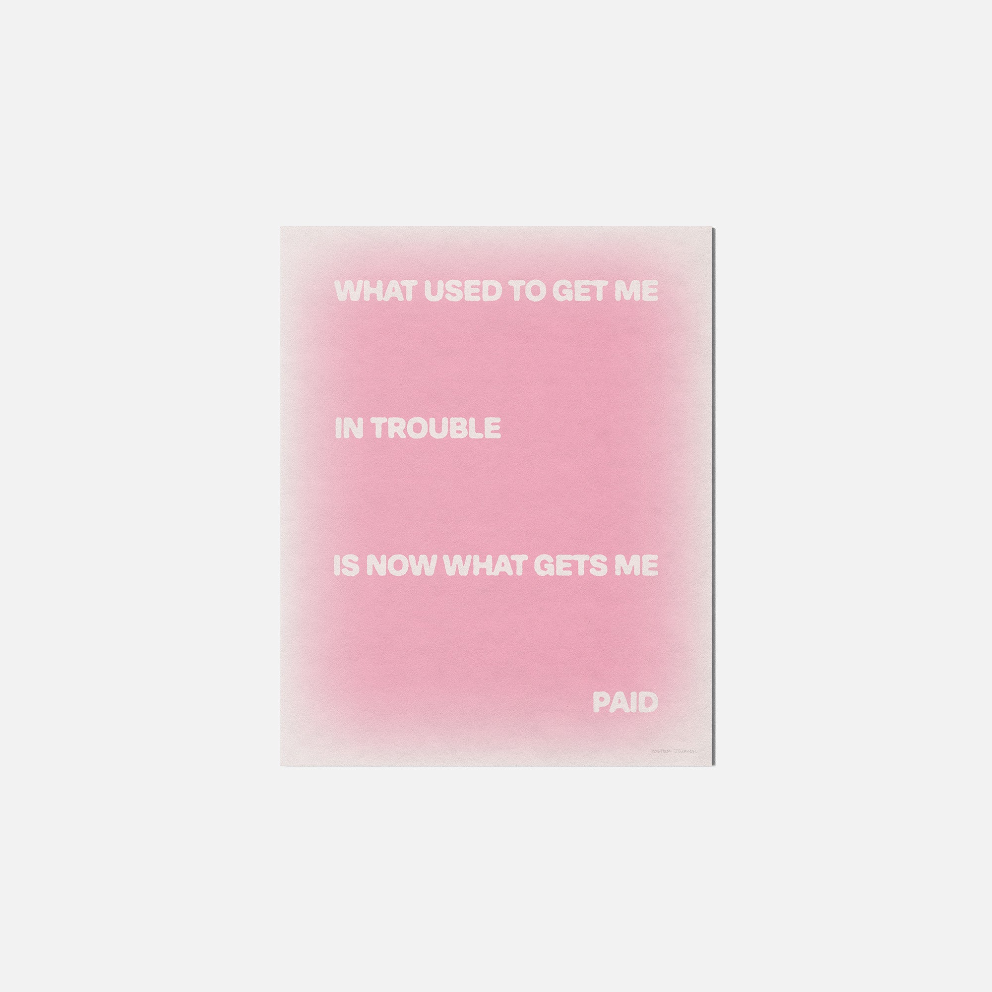 TROUBLE PRINT