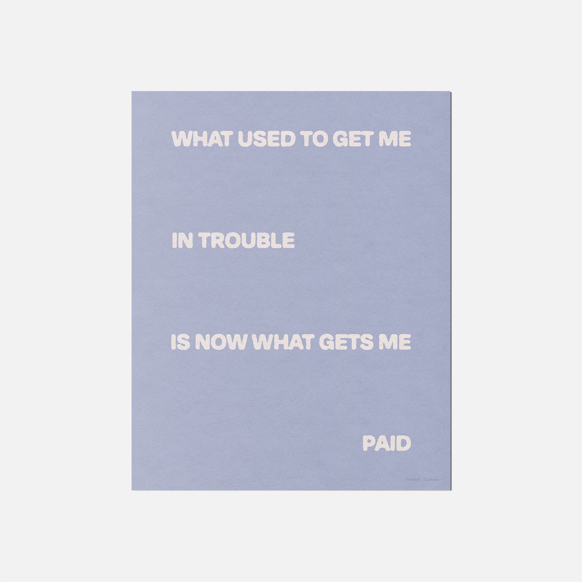 TROUBLE PRINT