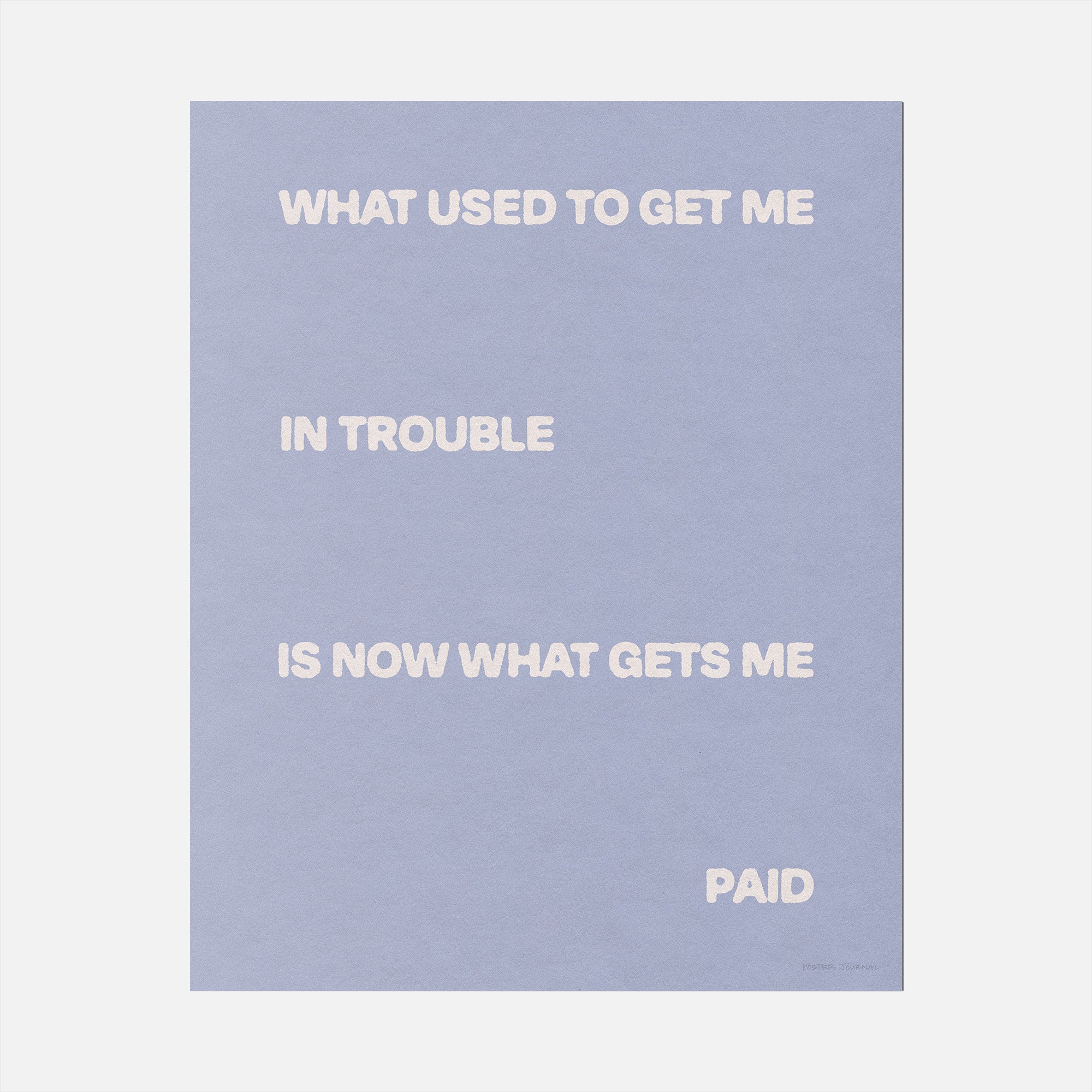 TROUBLE PRINT