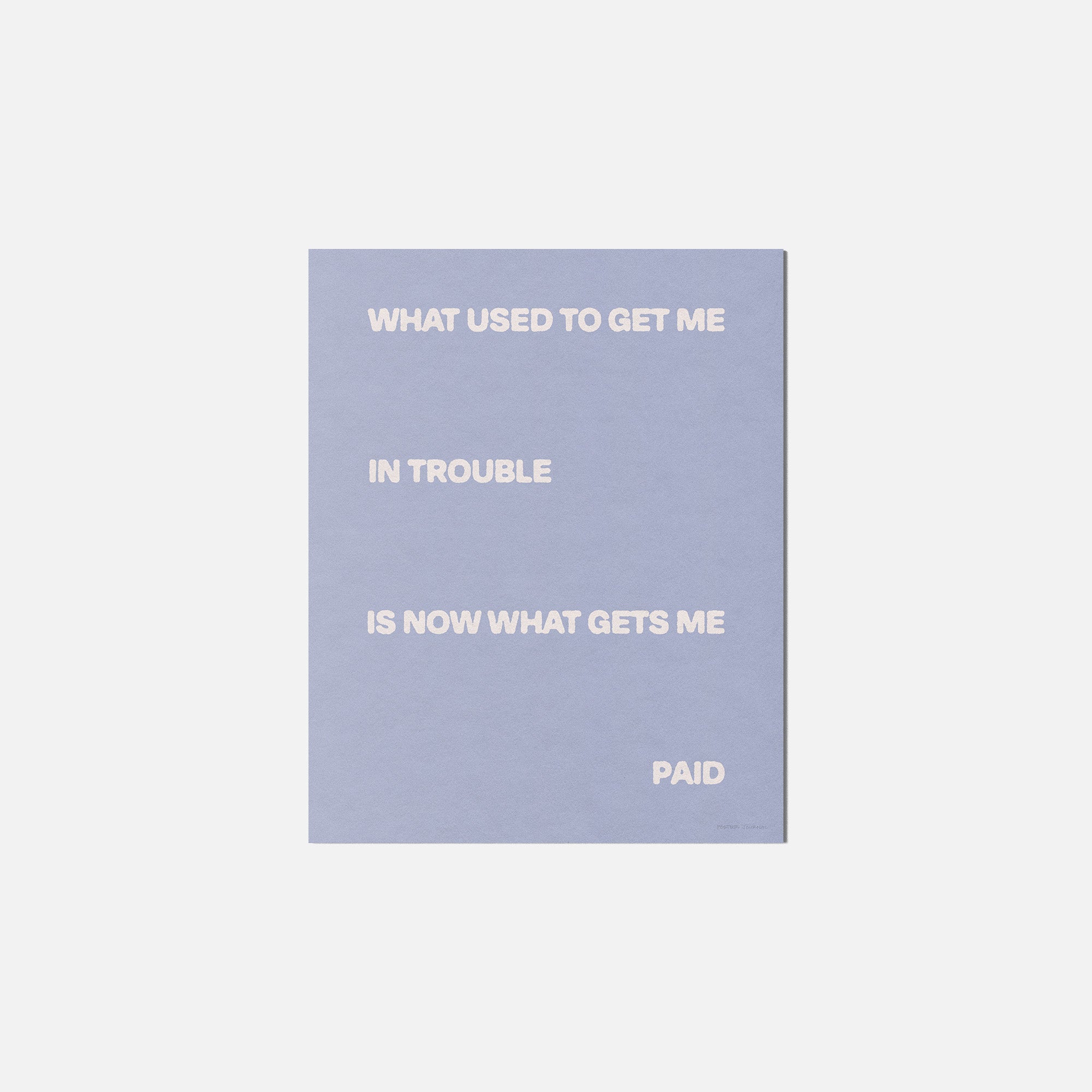 TROUBLE PRINT