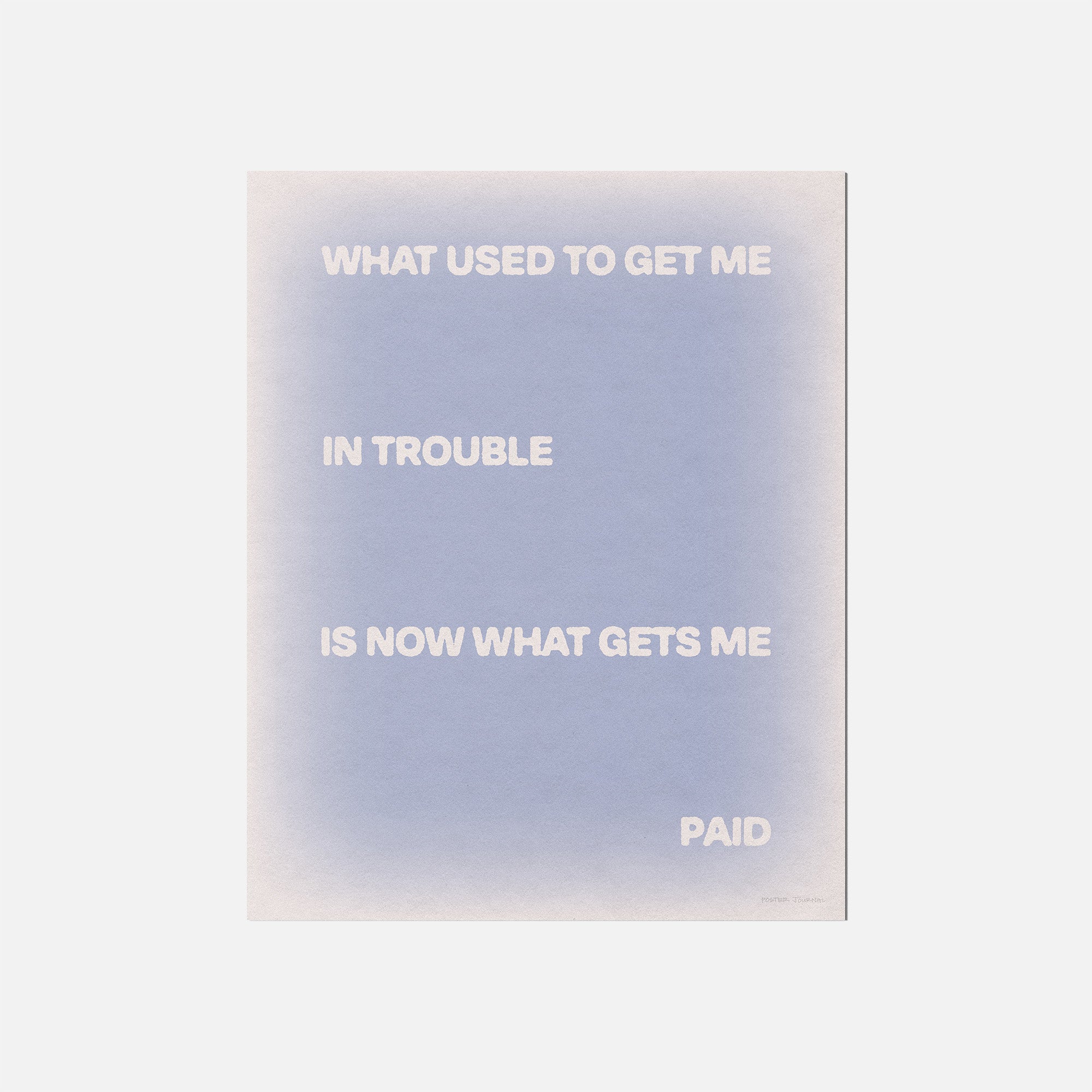 TROUBLE PRINT
