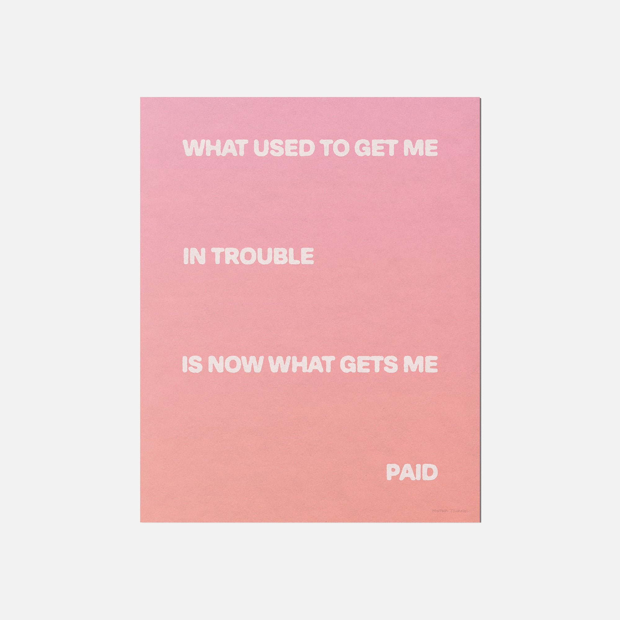 TROUBLE PRINT