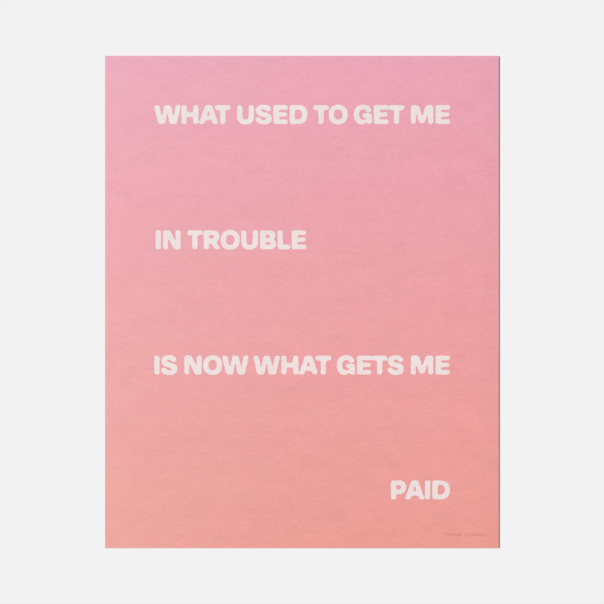 TROUBLE PRINT