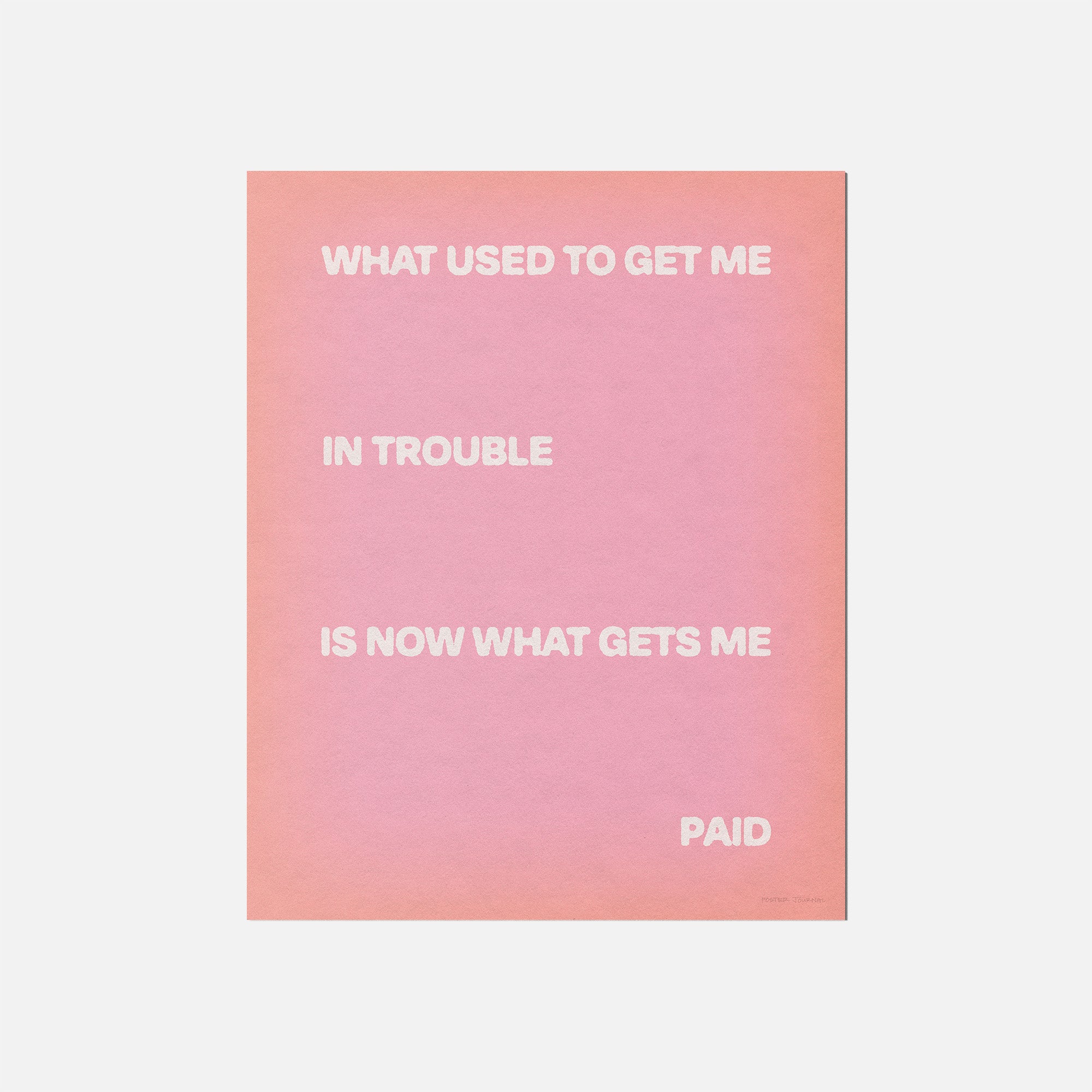 TROUBLE PRINT