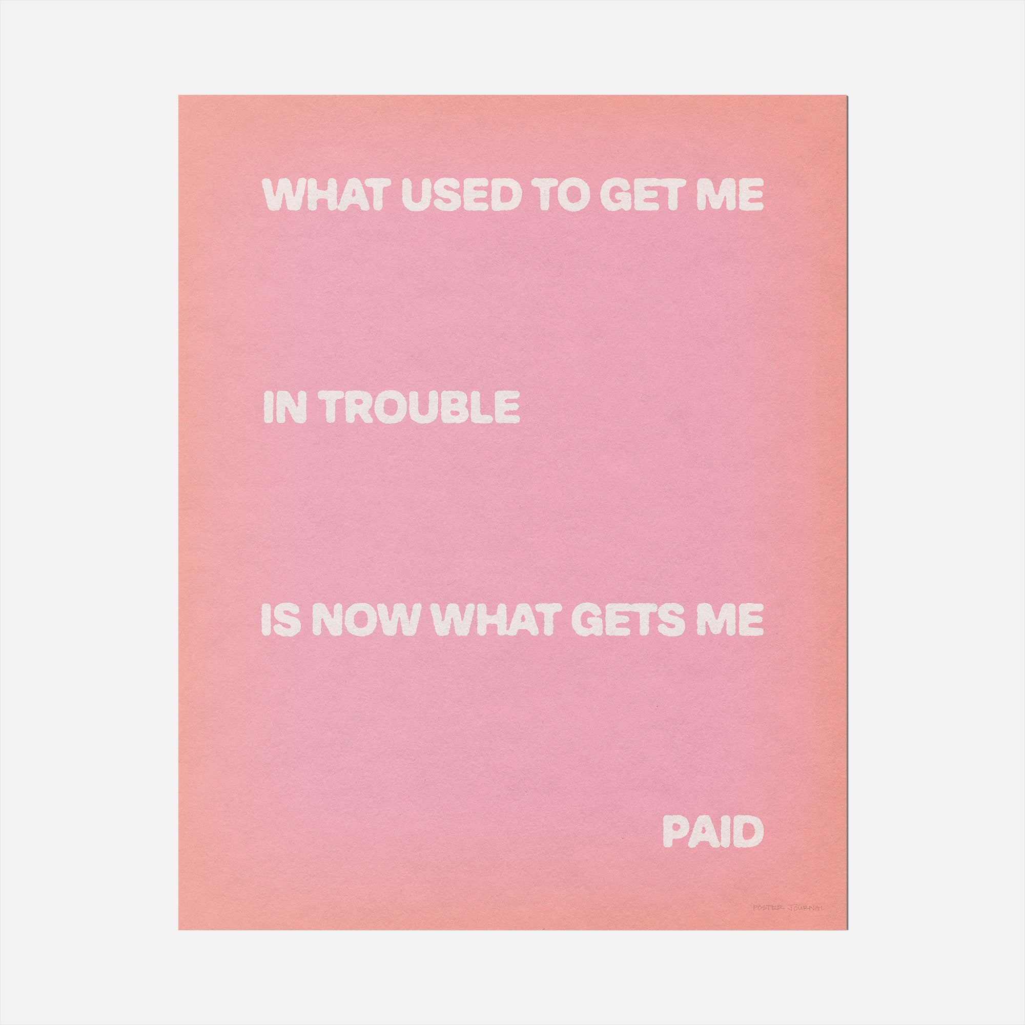 TROUBLE PRINT