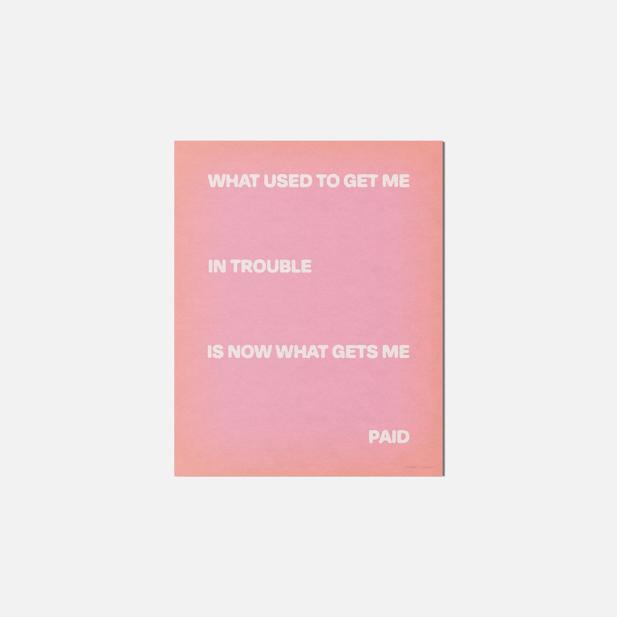 TROUBLE PRINT