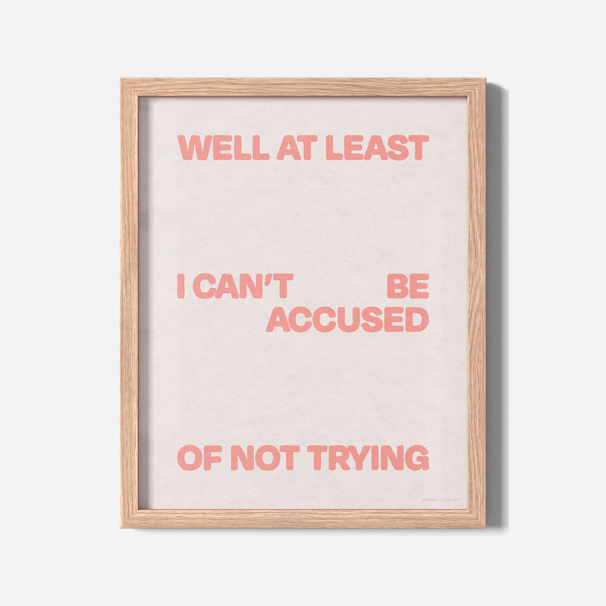 TRYING PRINT