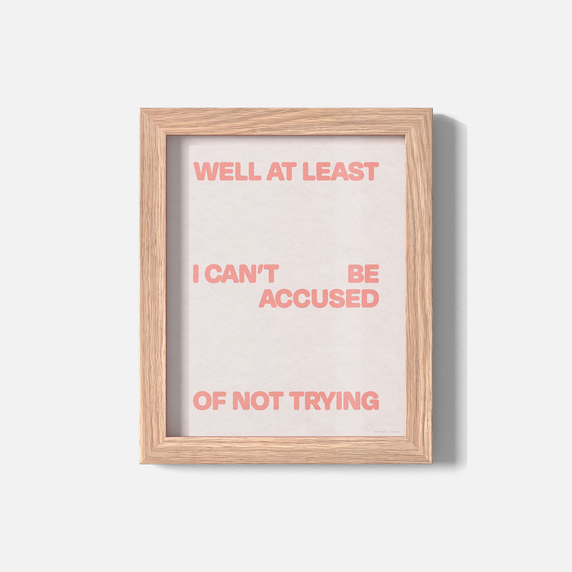 TRYING PRINT