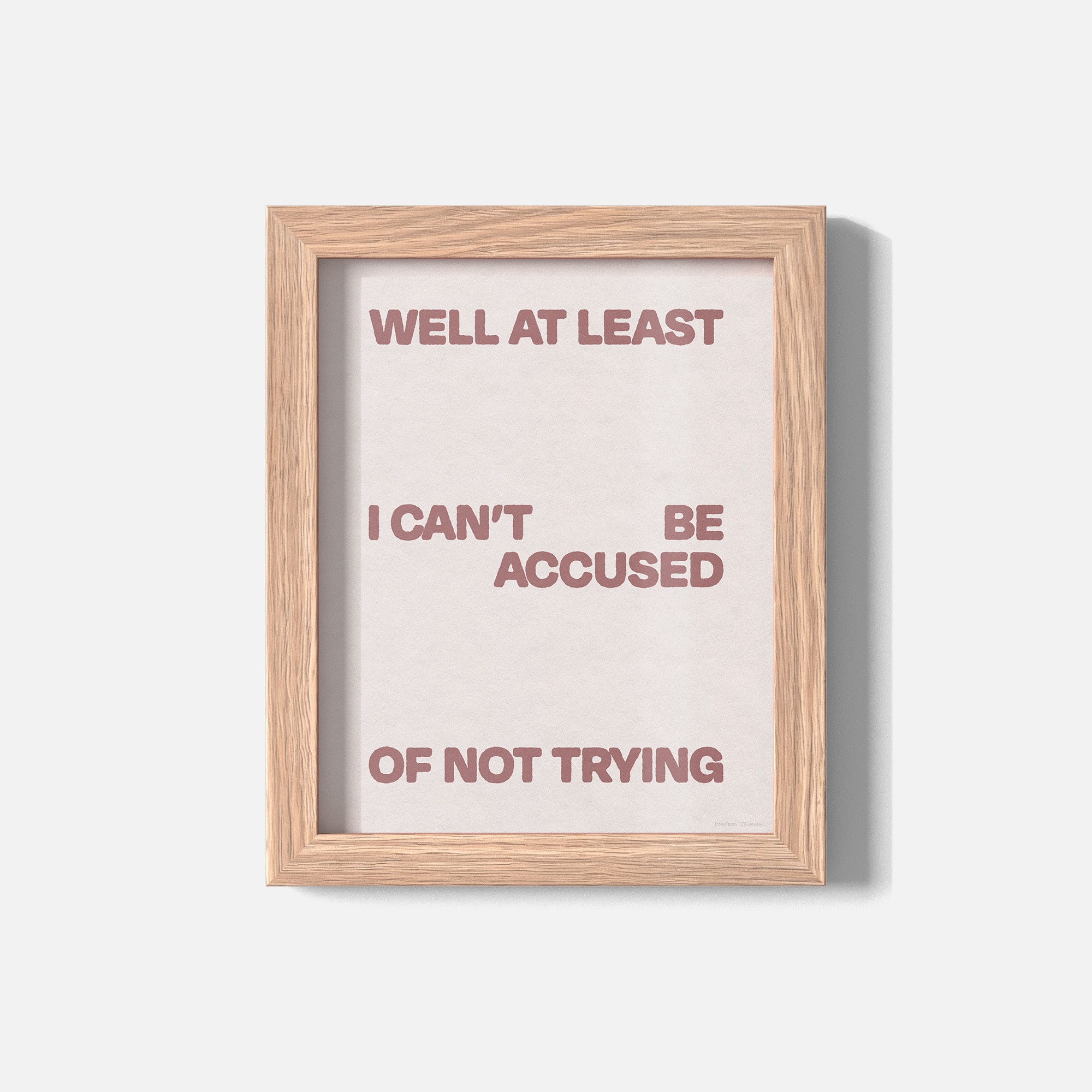 TRYING PRINT