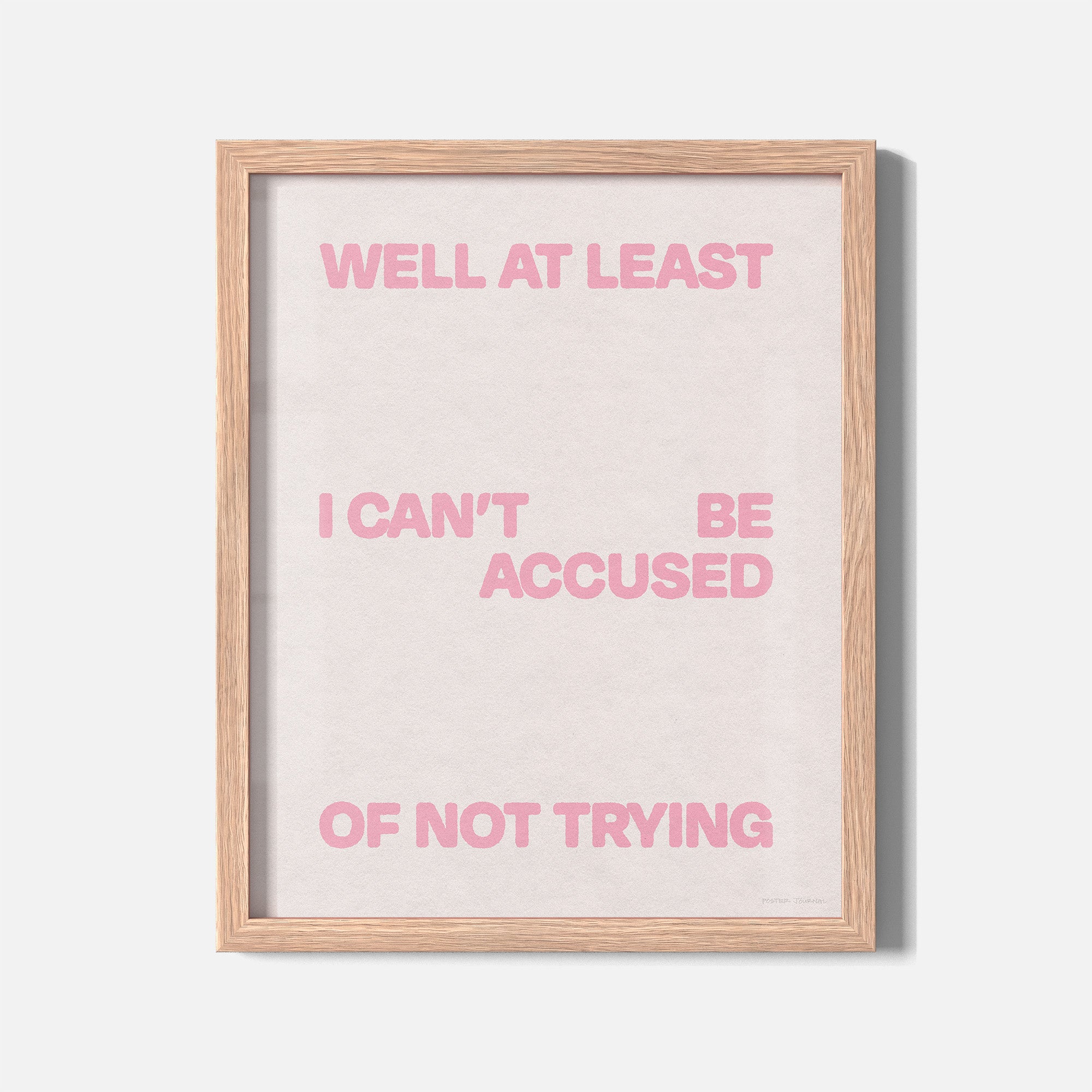 TRYING PRINT