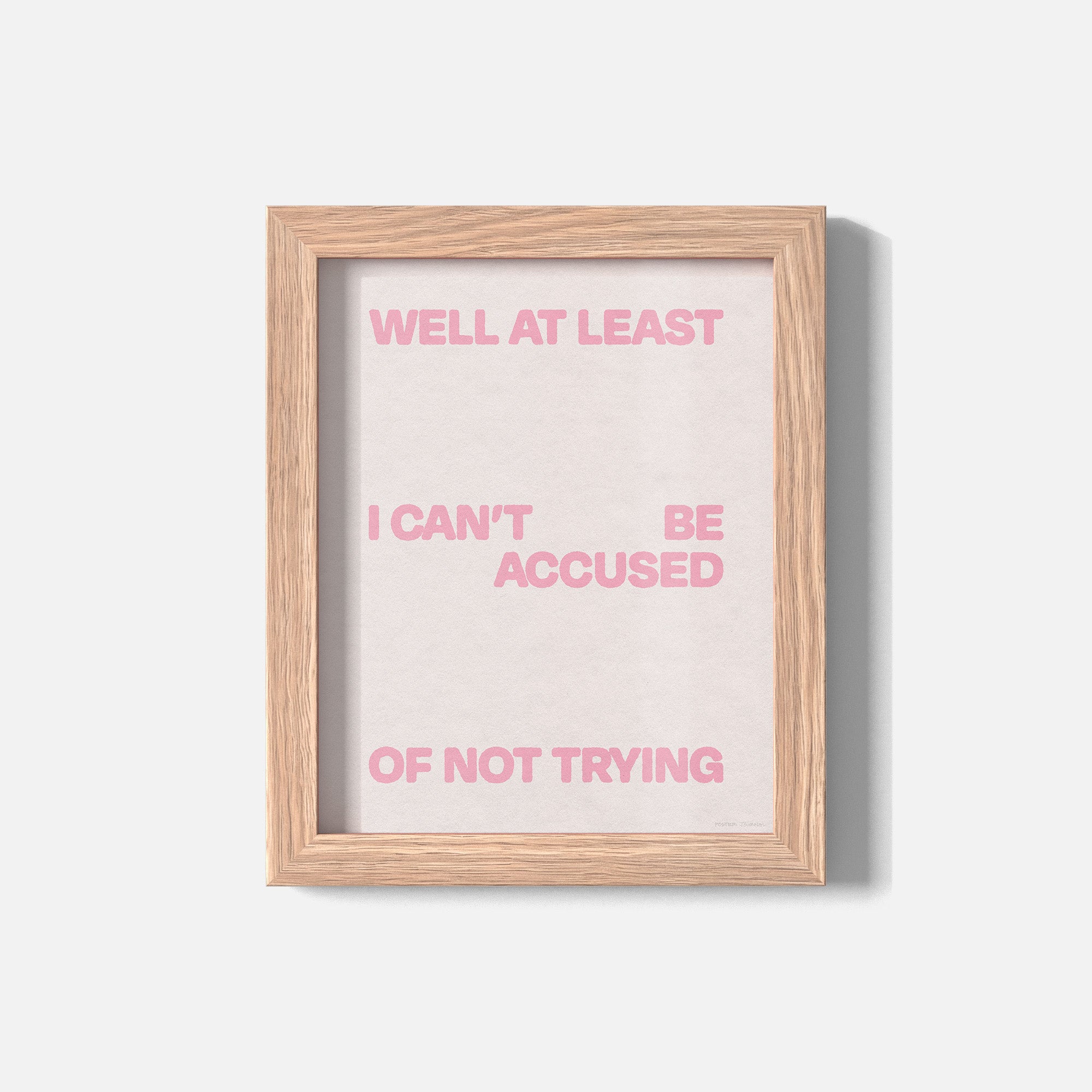 TRYING PRINT