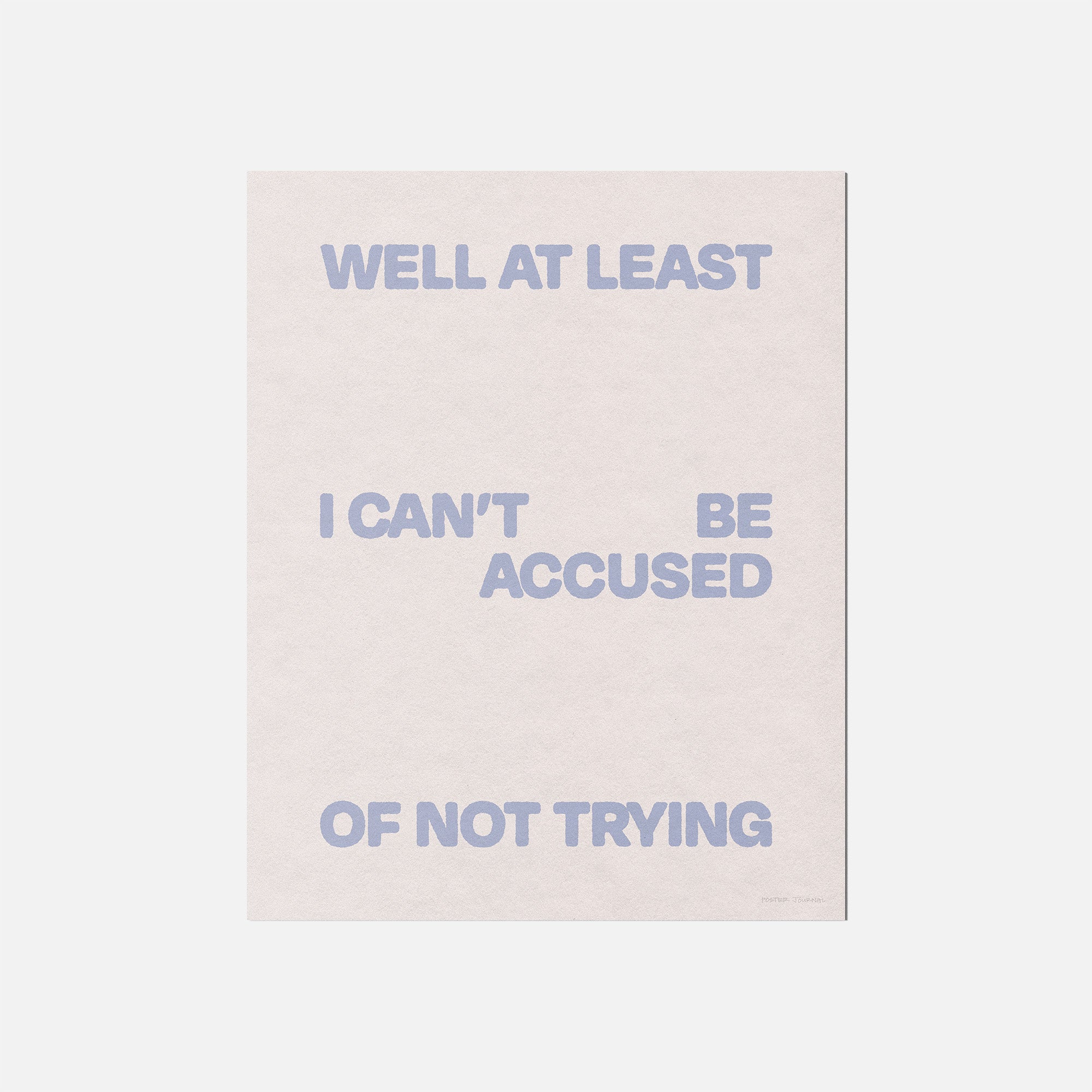 TRYING PRINT