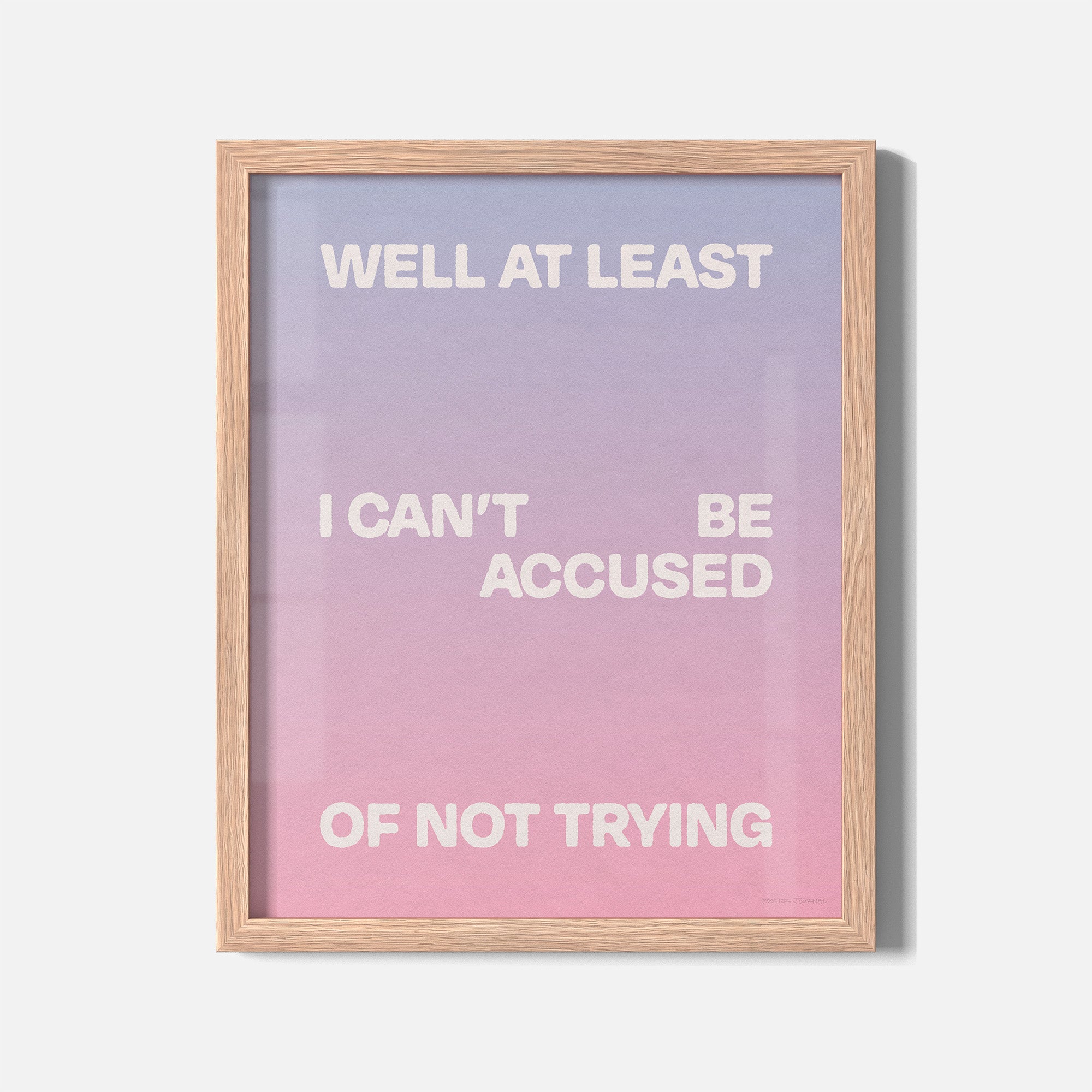 TRYING PRINT