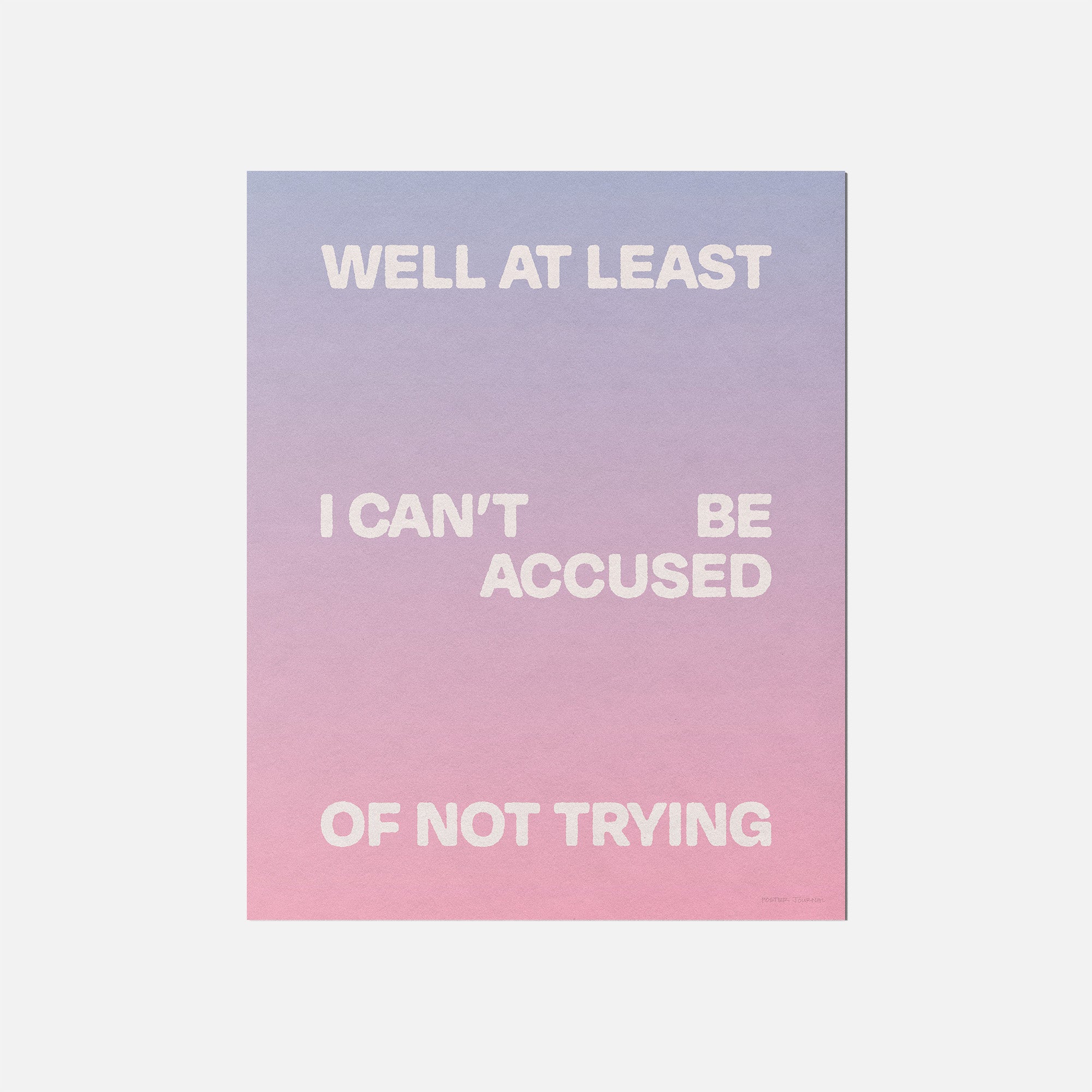 TRYING PRINT