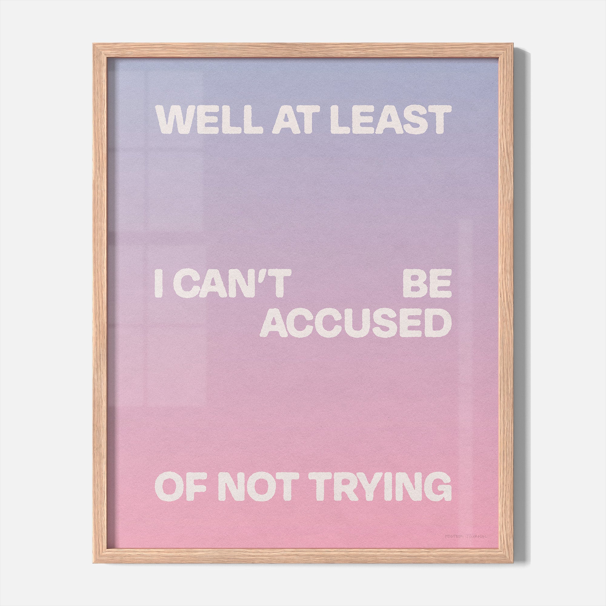 TRYING PRINT