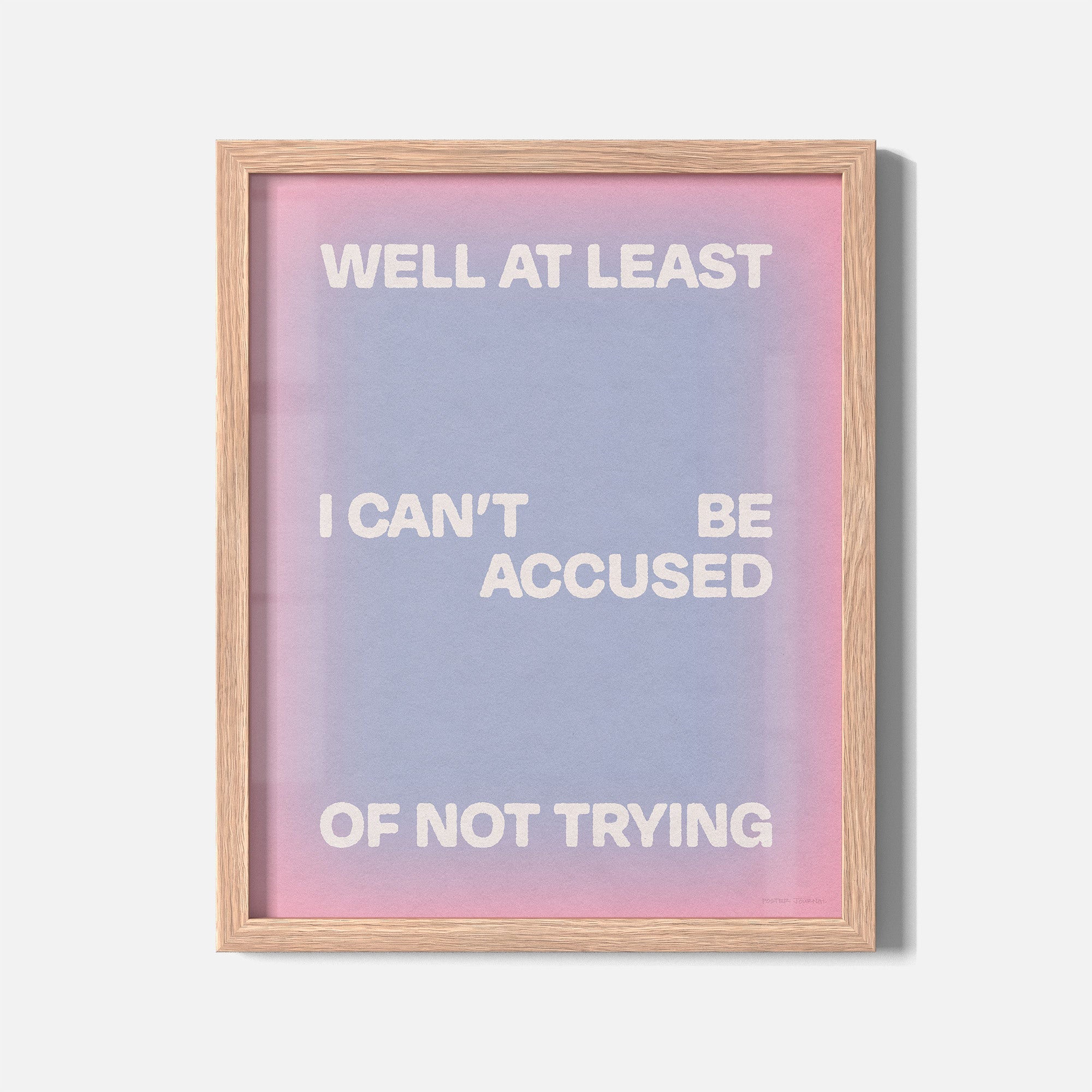 TRYING PRINT