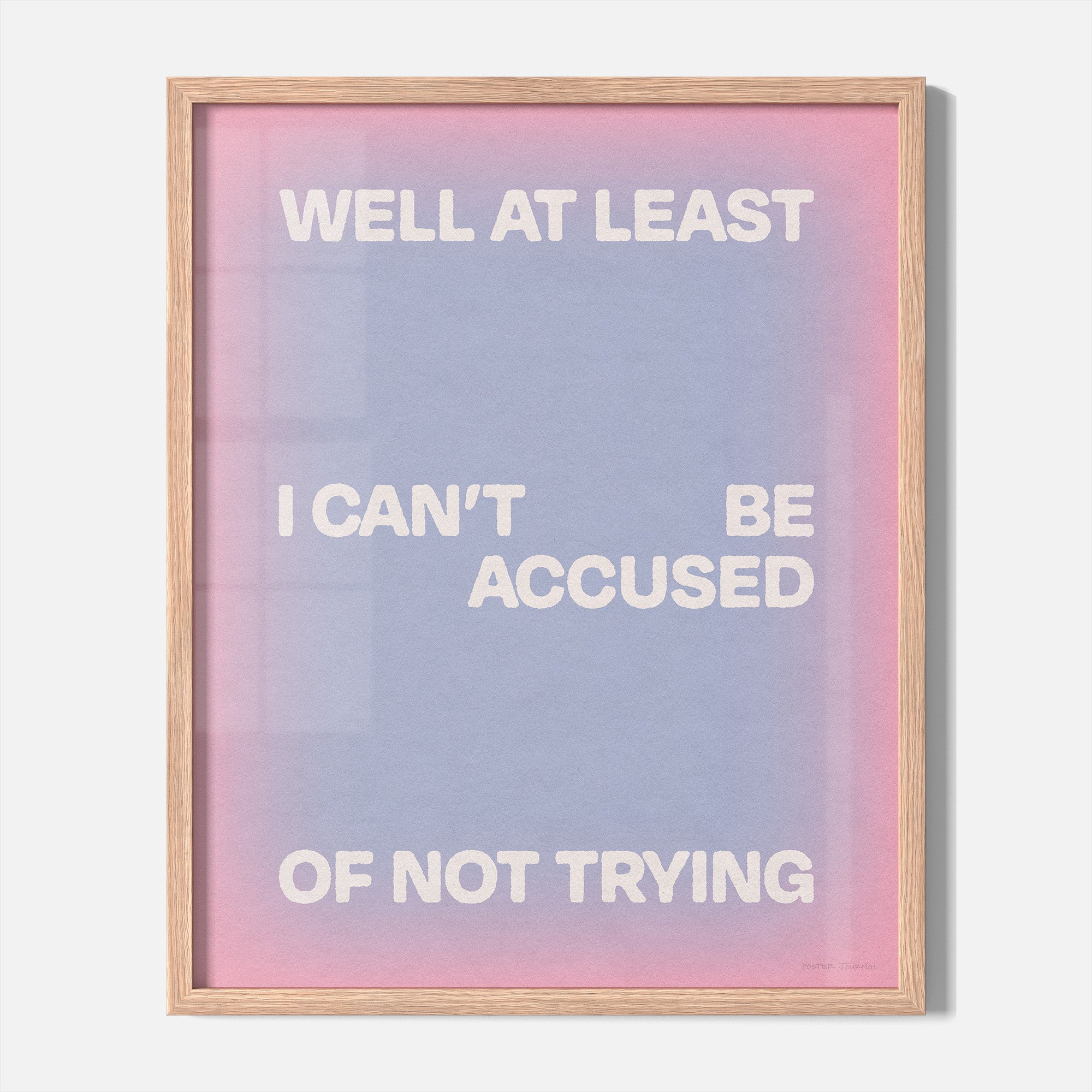 TRYING PRINT