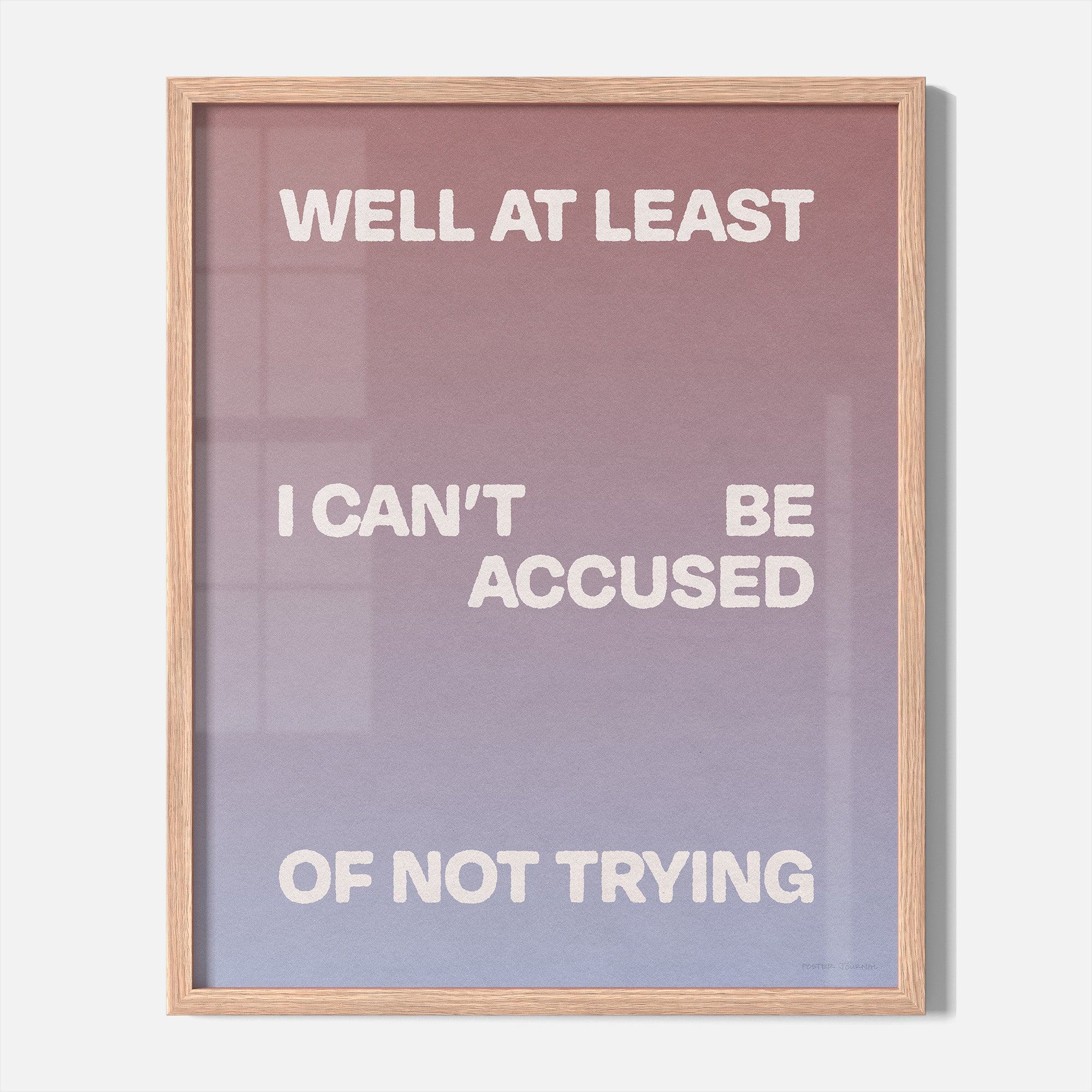 TRYING PRINT