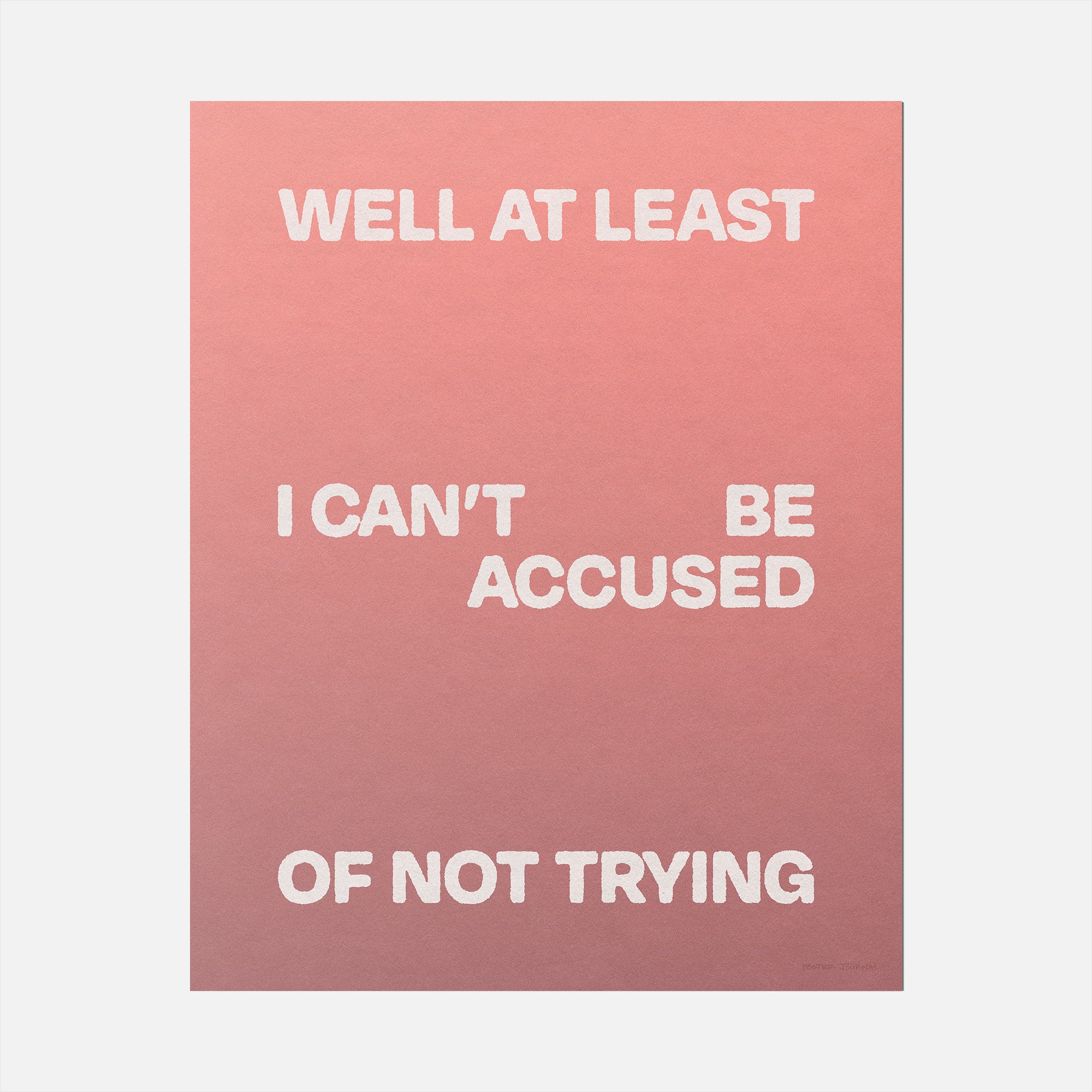TRYING PRINT
