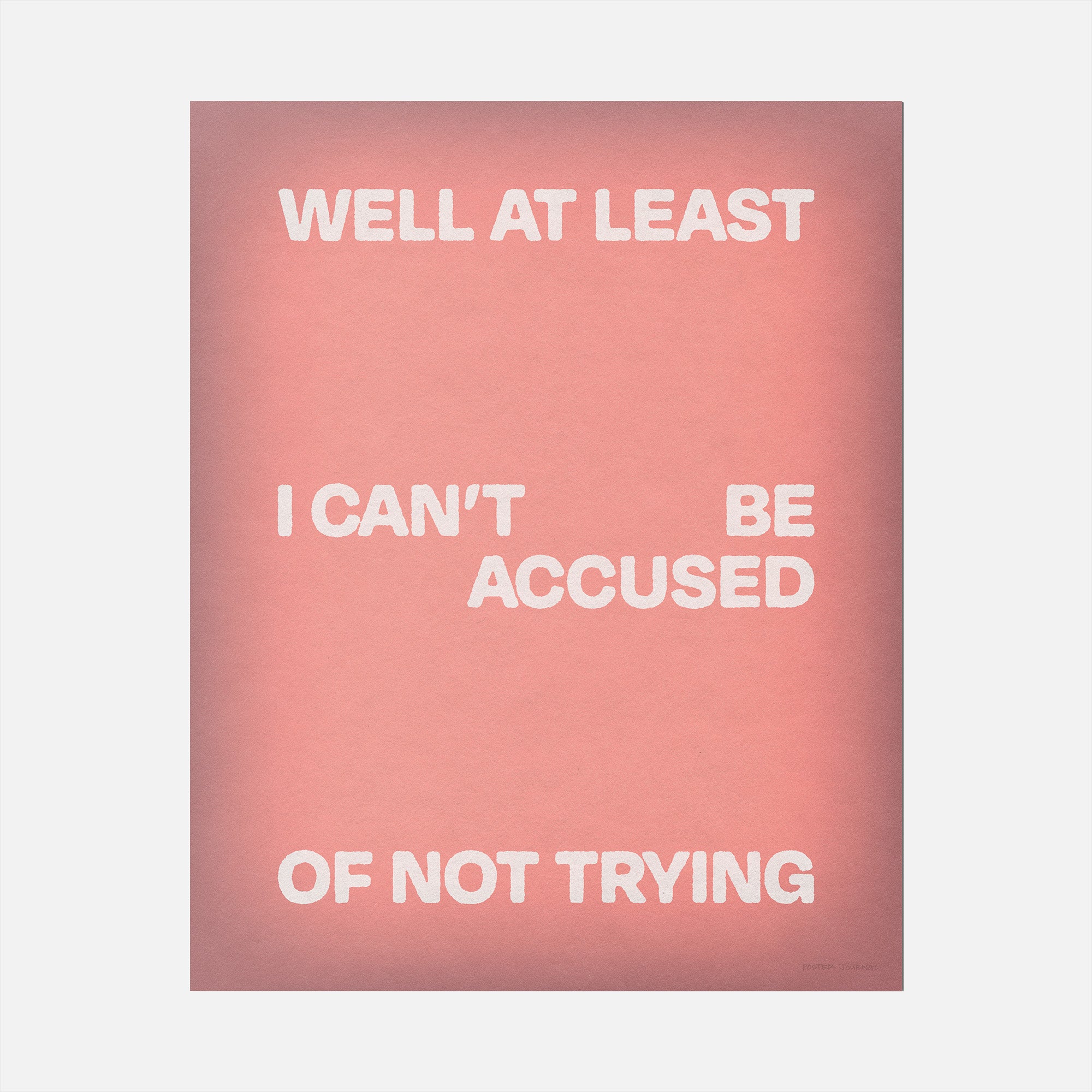 TRYING PRINT