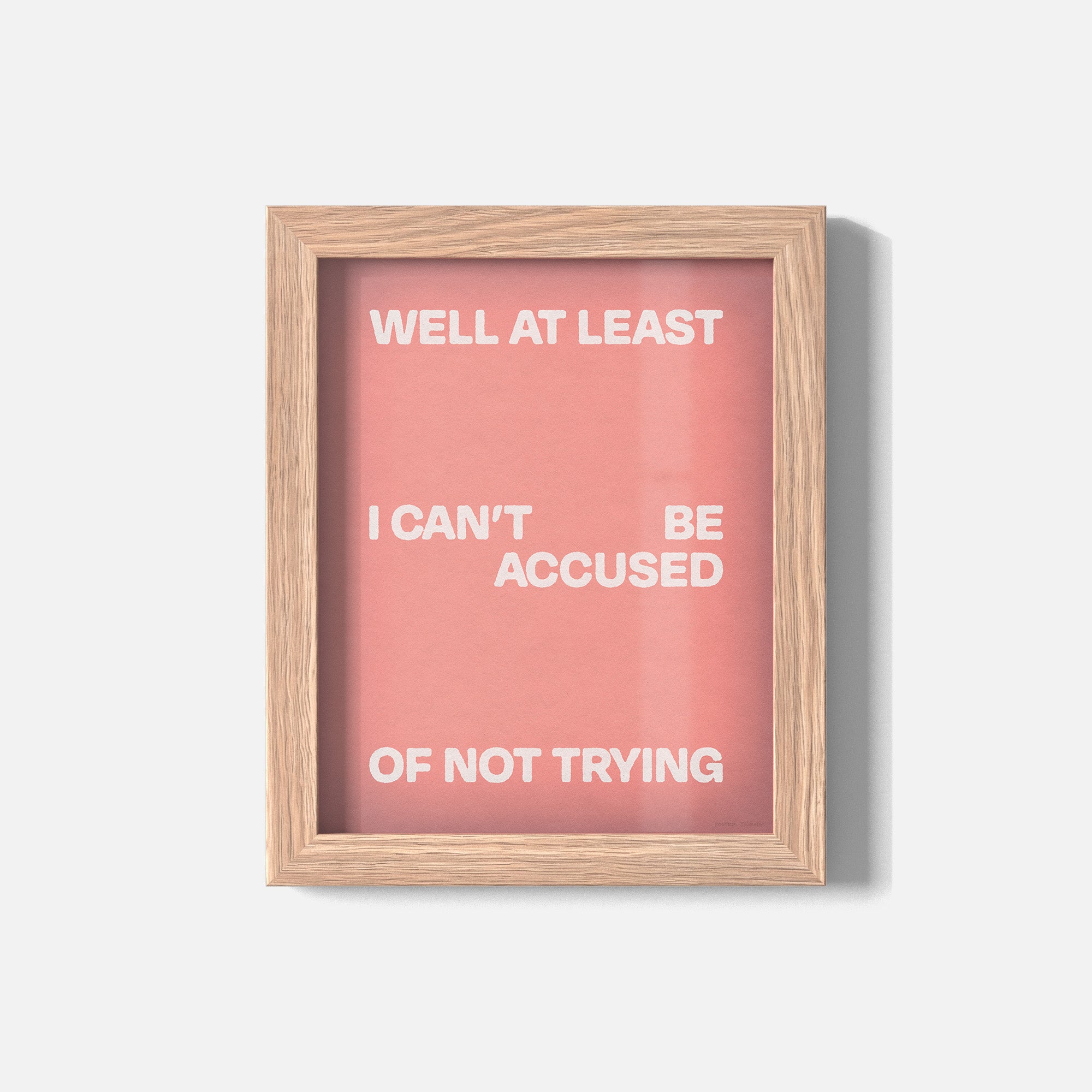 TRYING PRINT