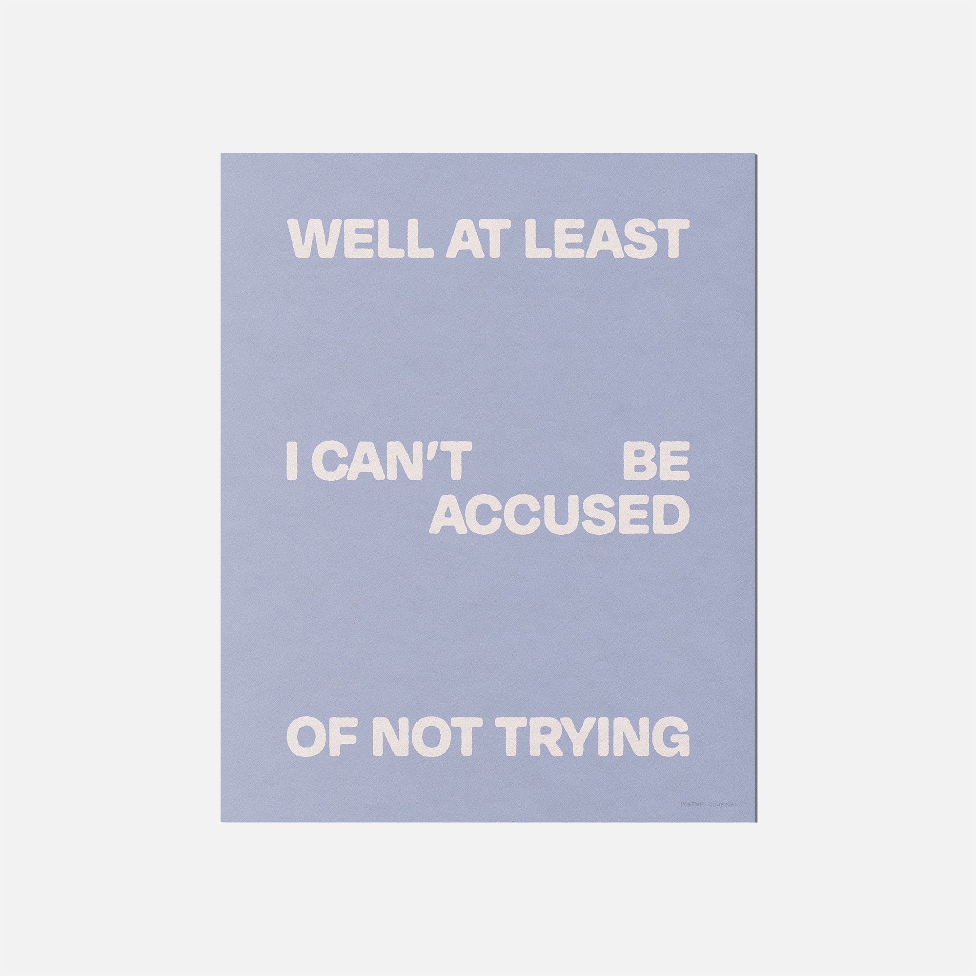 TRYING PRINT