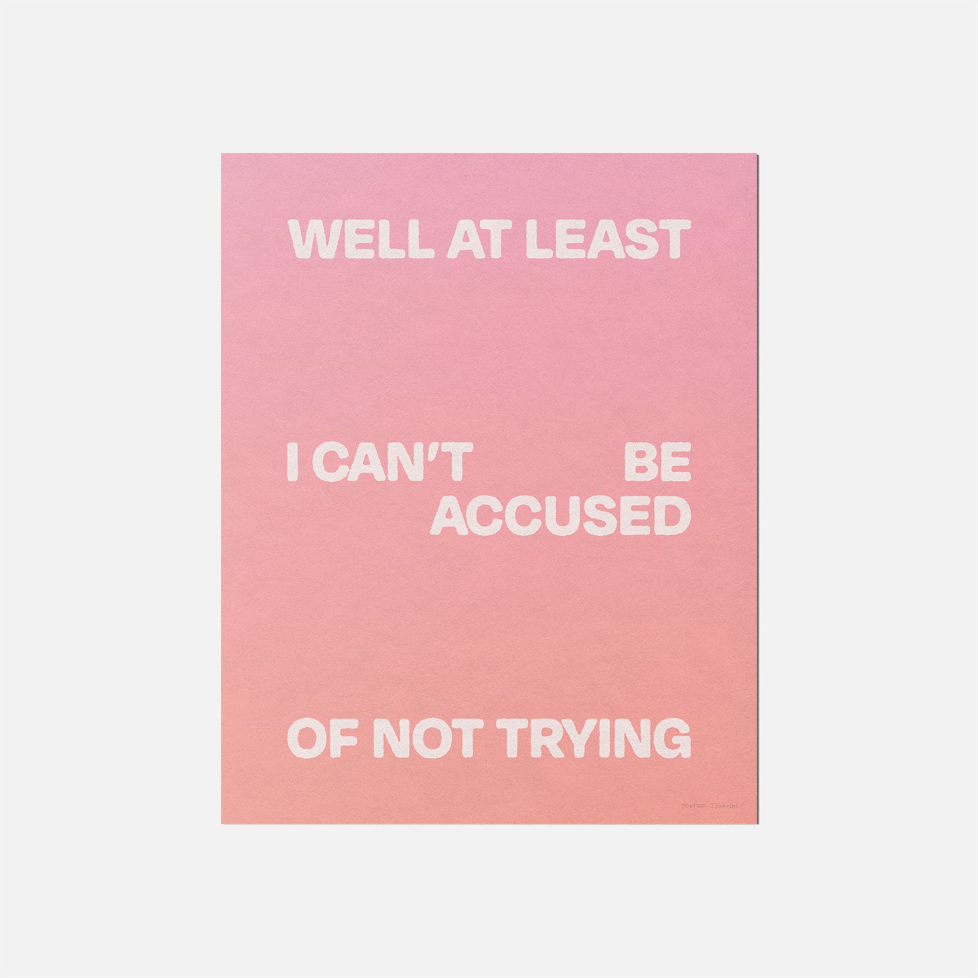 TRYING PRINT