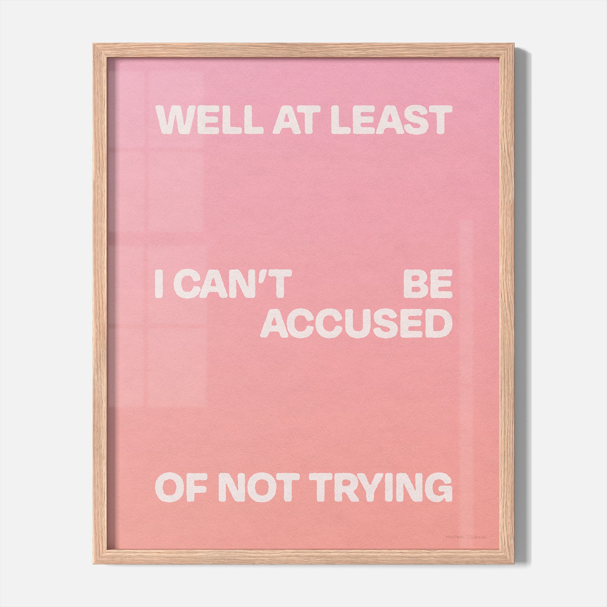 TRYING PRINT
