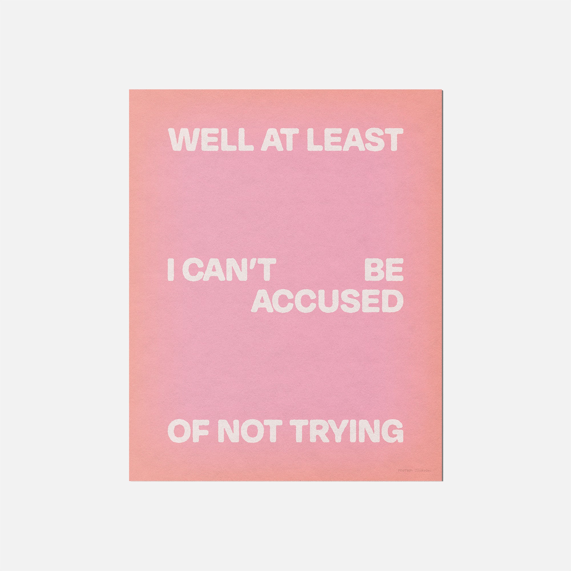 TRYING PRINT