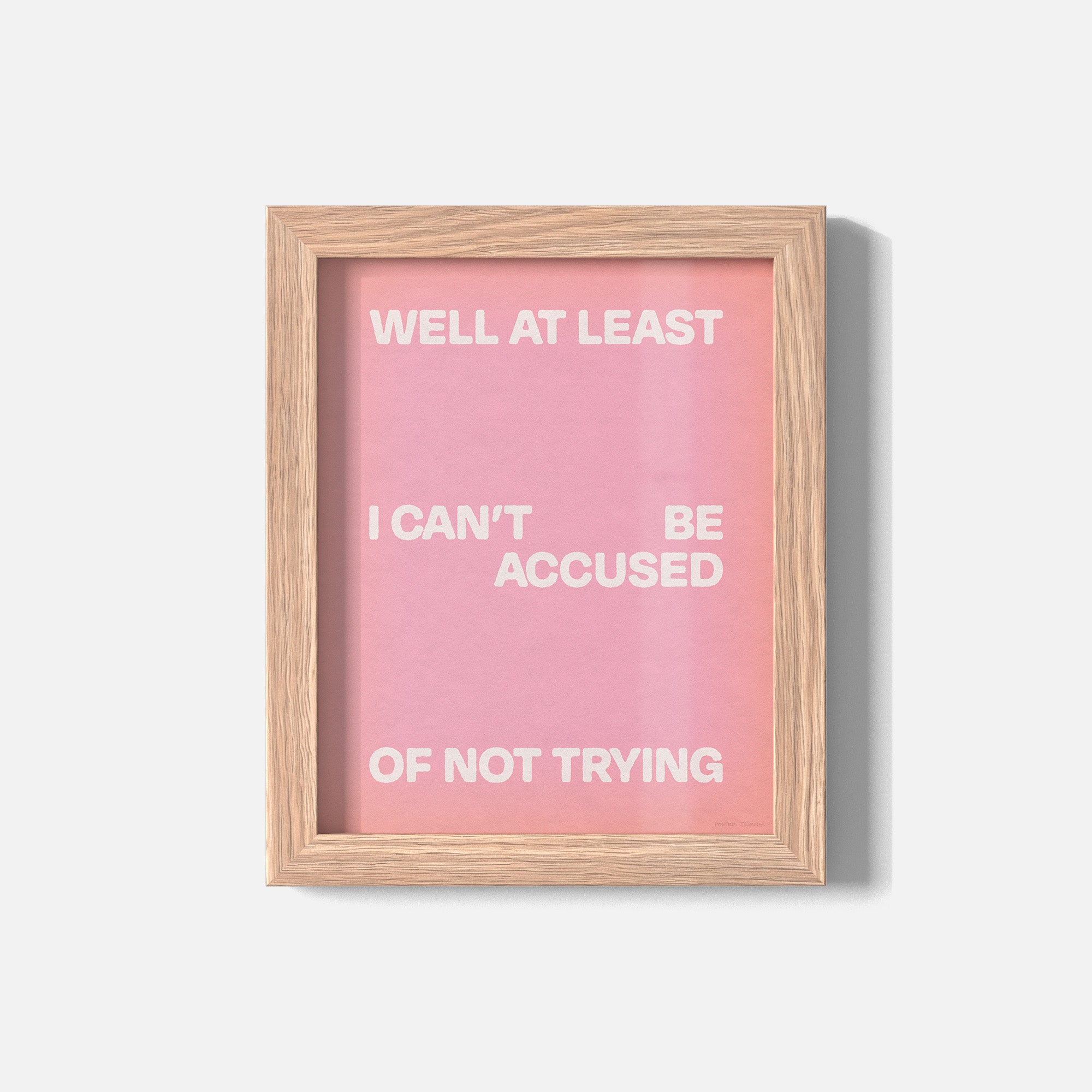 TRYING PRINT