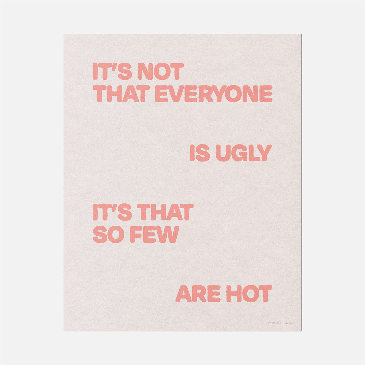 UGLY PRINT