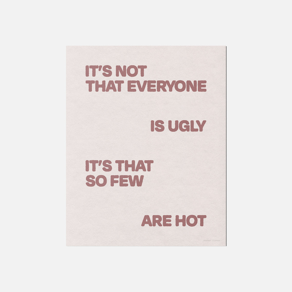 UGLY PRINT