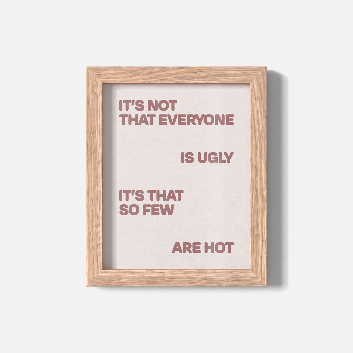 UGLY PRINT
