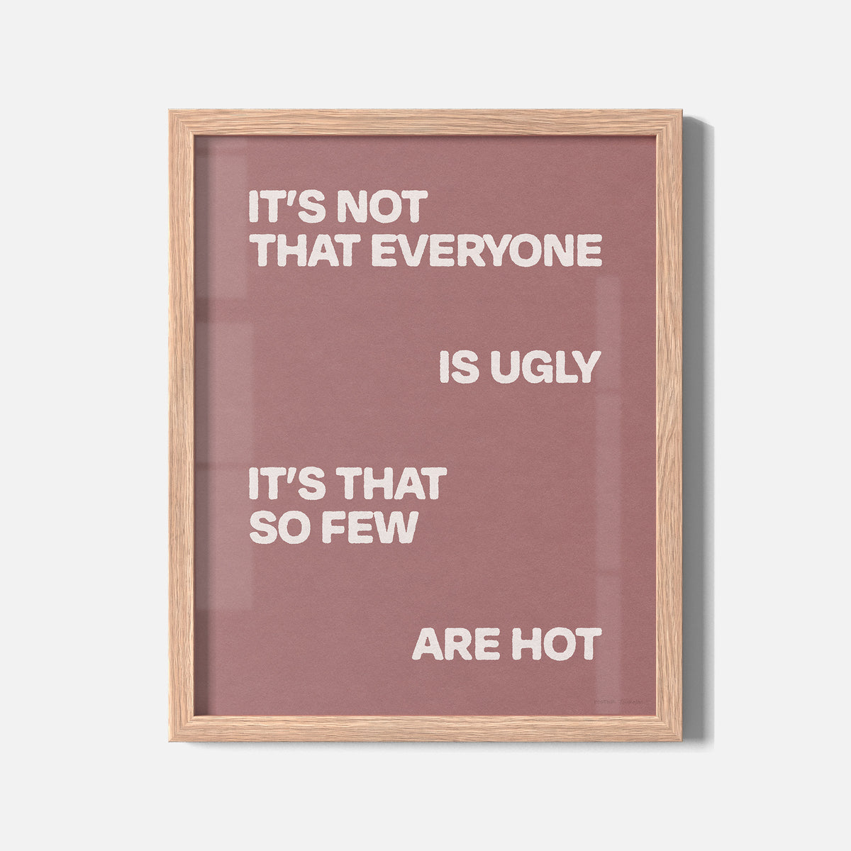UGLY PRINT