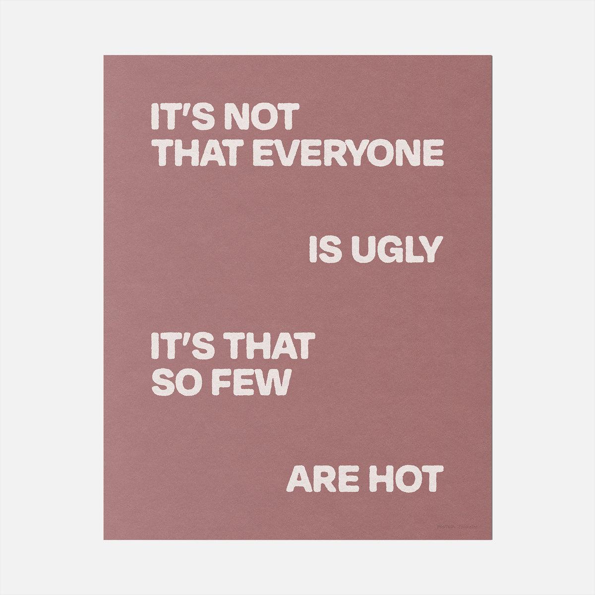 UGLY PRINT