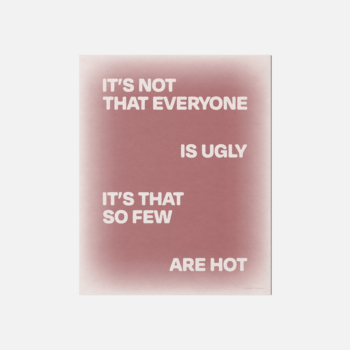 UGLY PRINT