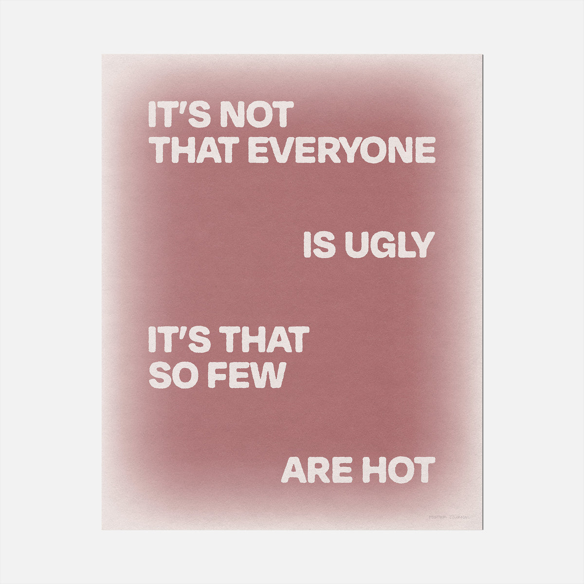 UGLY PRINT