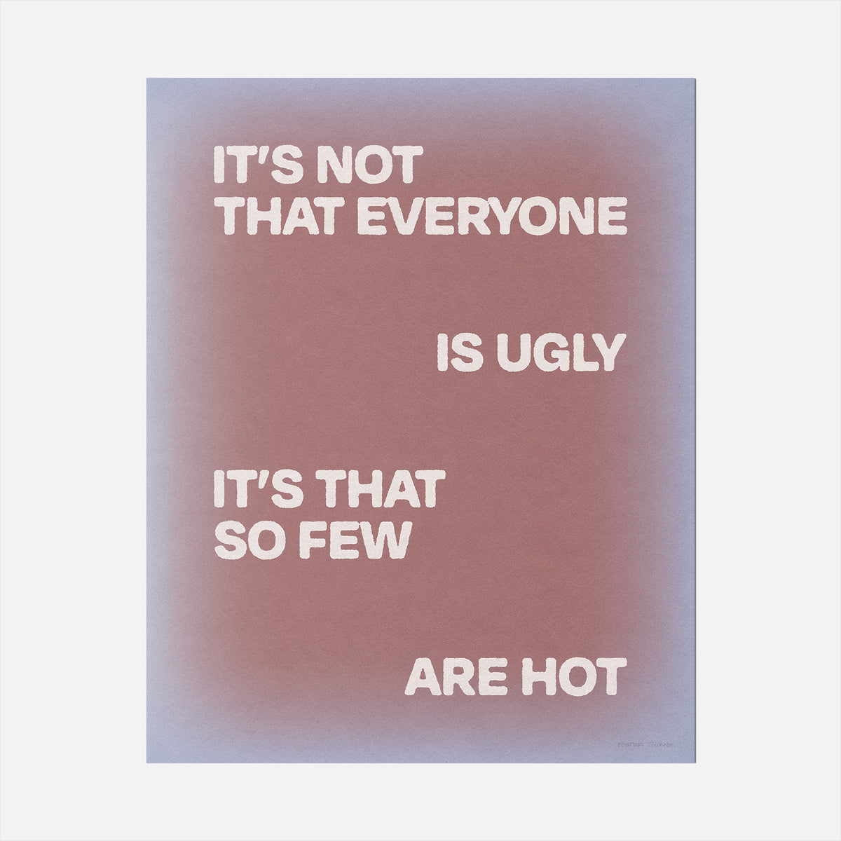 UGLY PRINT