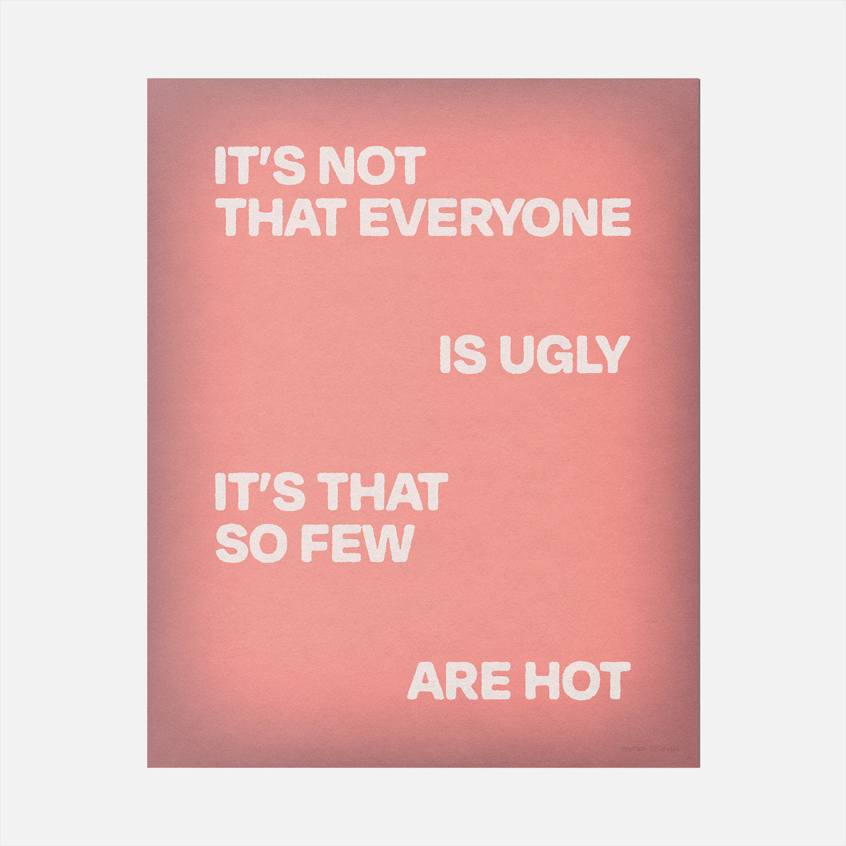 UGLY PRINT