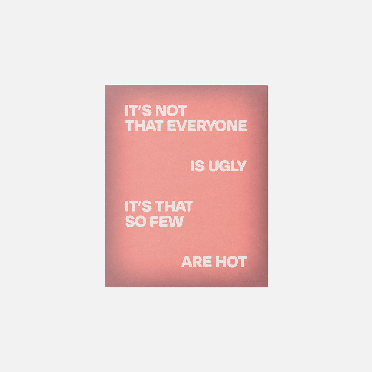 UGLY PRINT