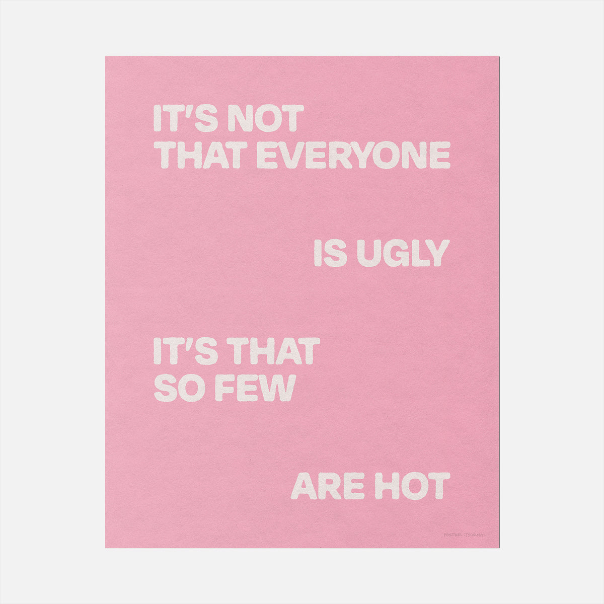 UGLY PRINT