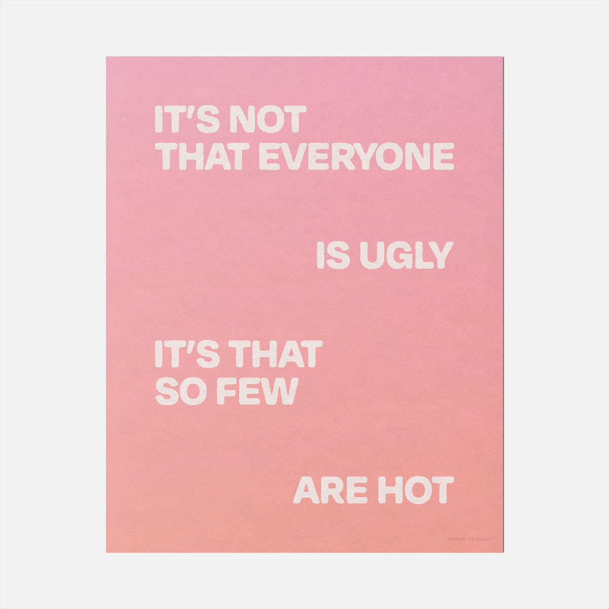 UGLY PRINT