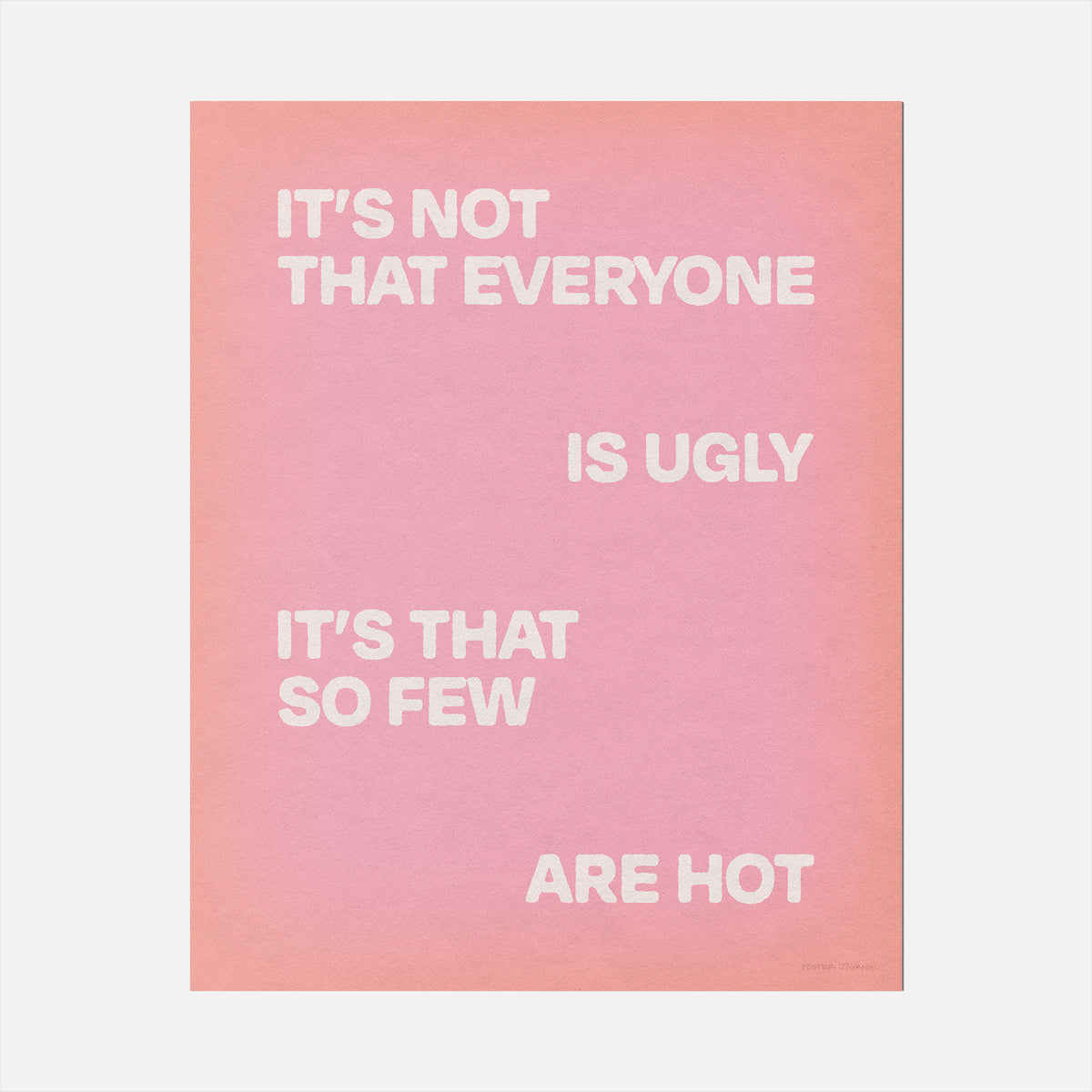 UGLY PRINT