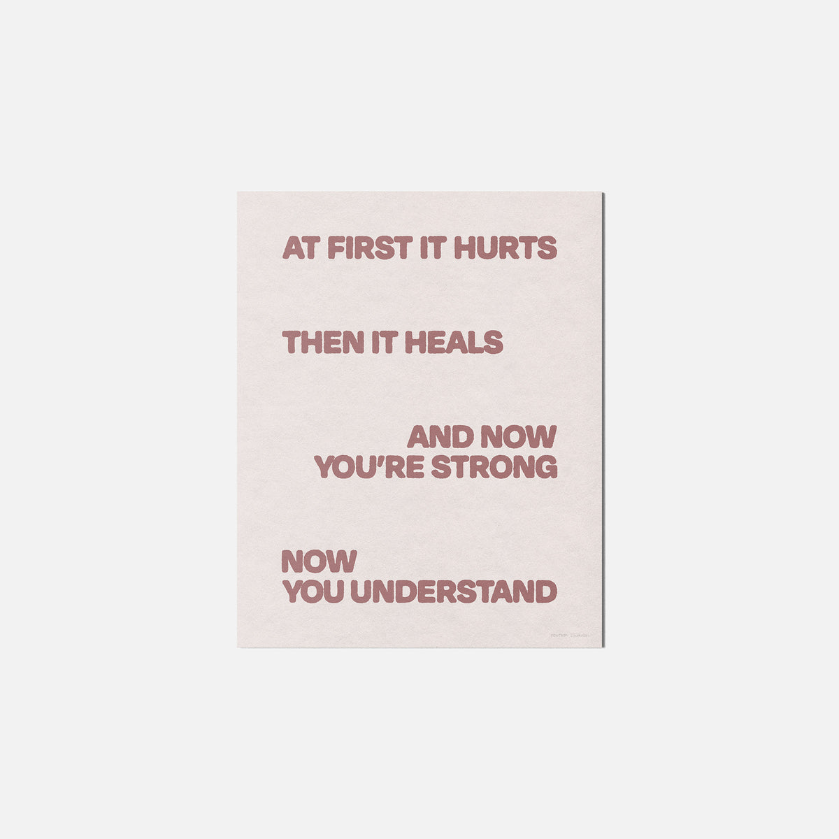 UNDERSTAND PRINT