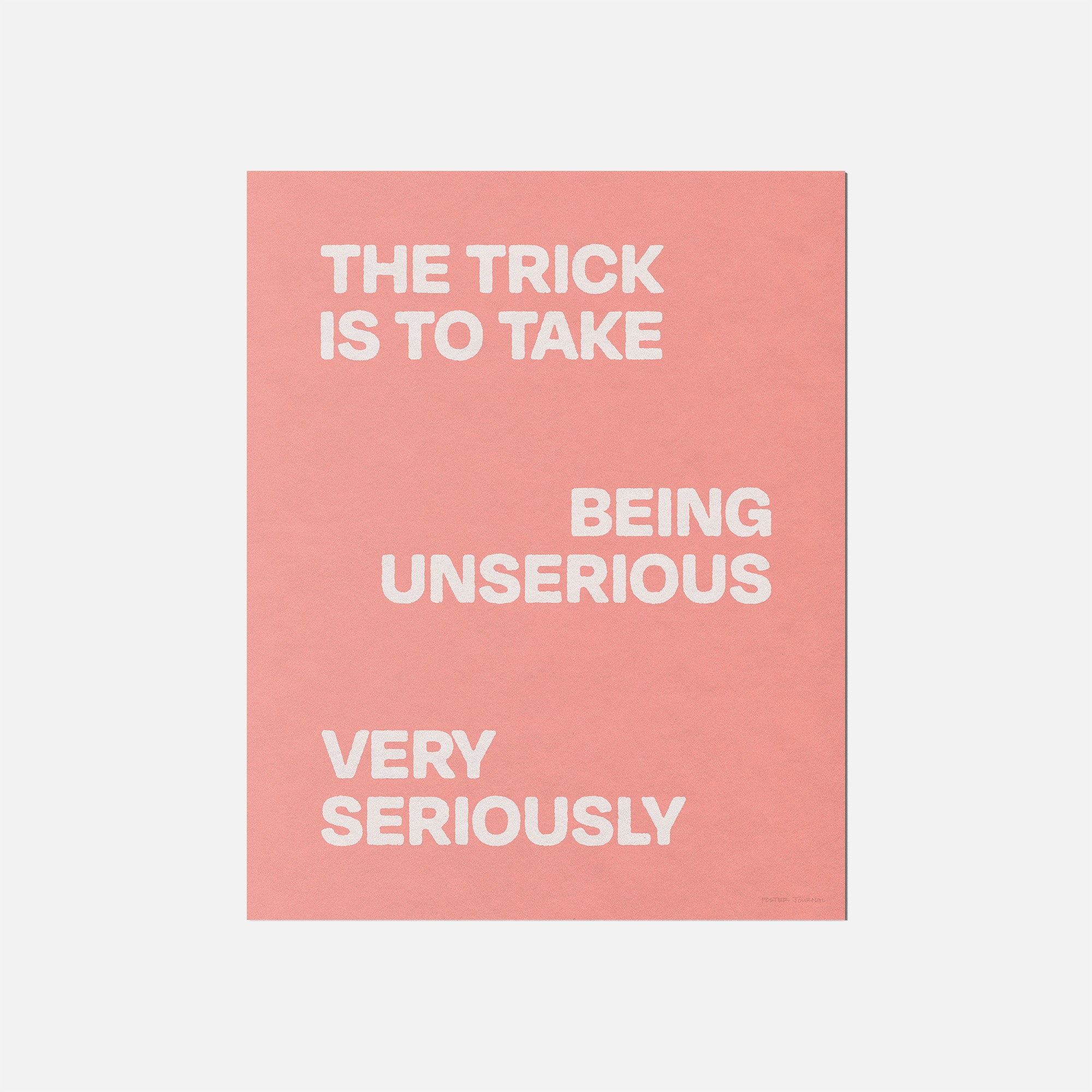 UNSERIOUS PRINT