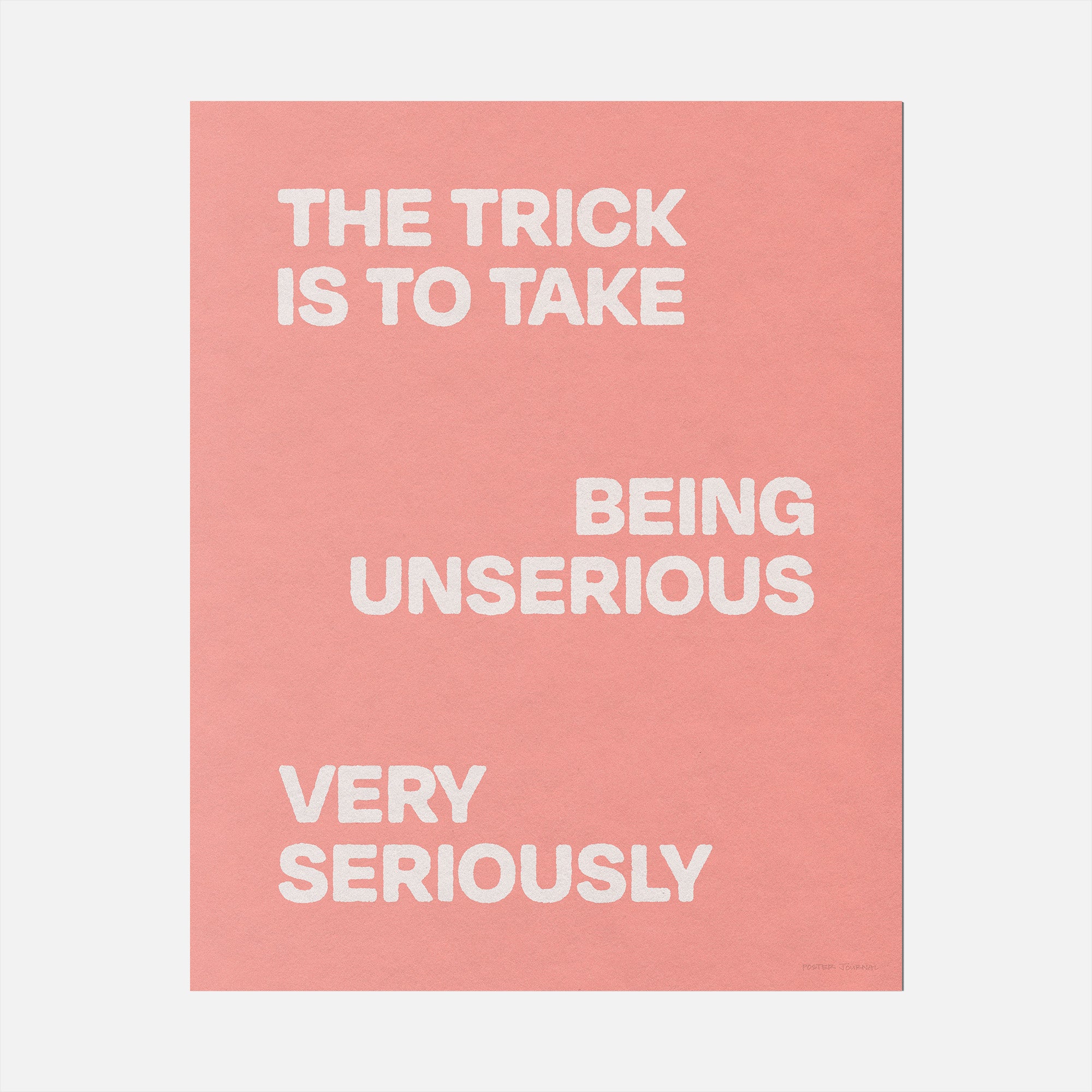 UNSERIOUS PRINT
